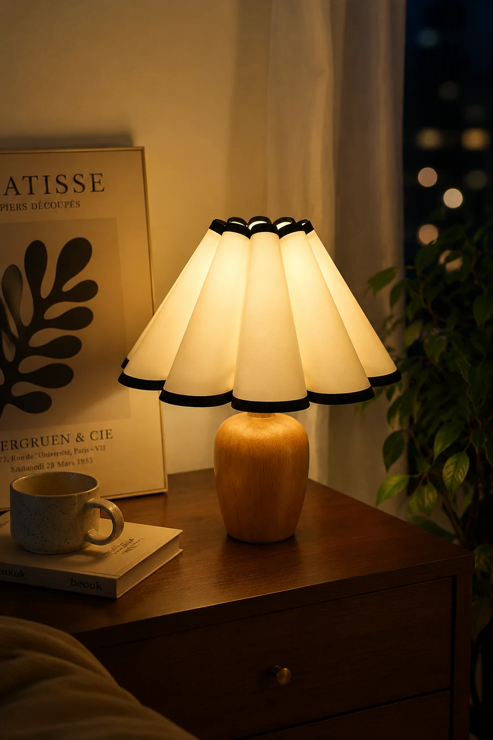 Vintage Fluted Table Lamp - Lumpaz