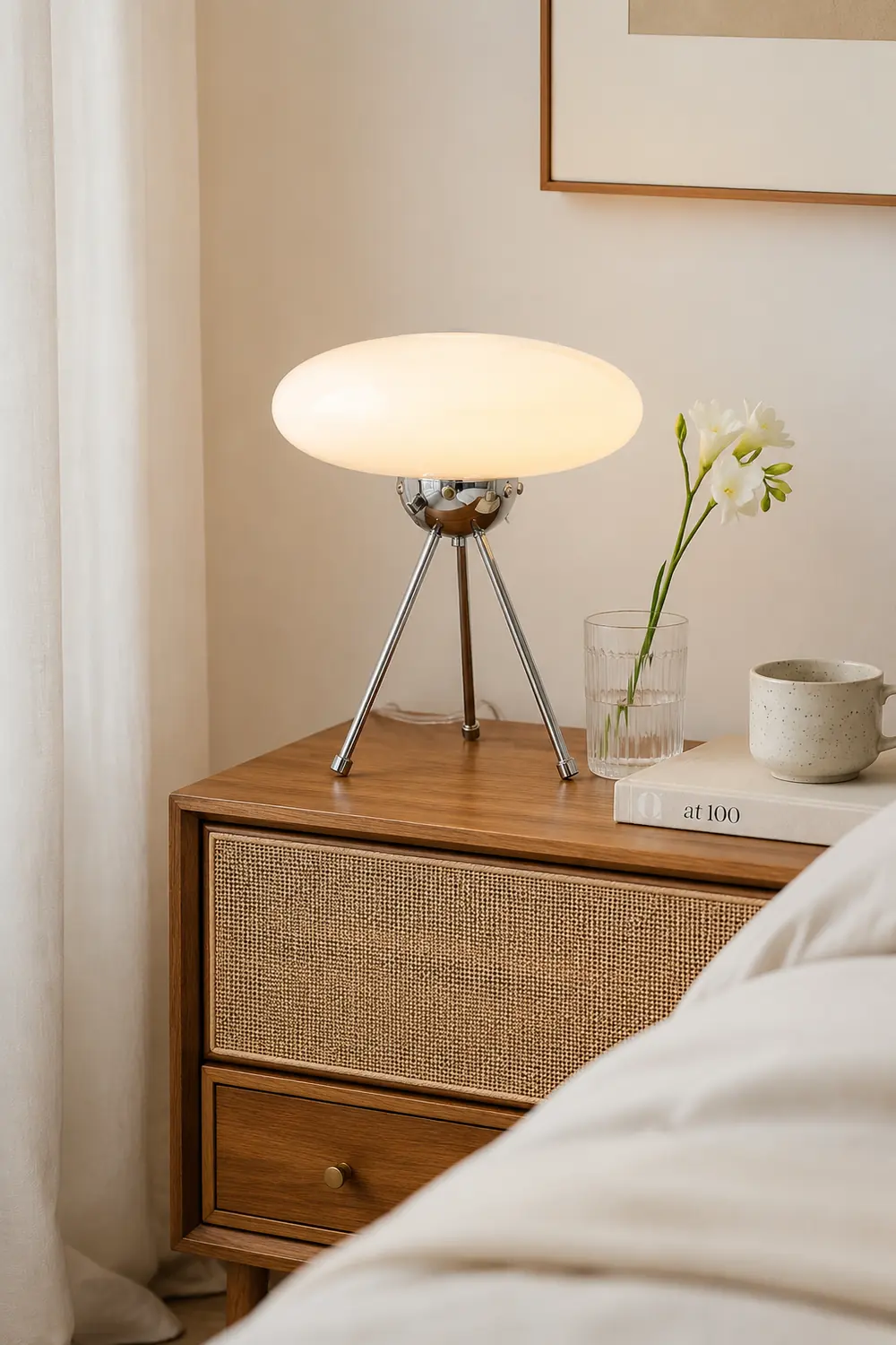 Glass UFO Table Lamp - Lumpaz