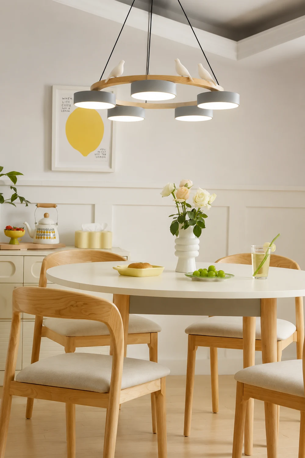 Sienna Bird Round Chandelier - Lumpaz