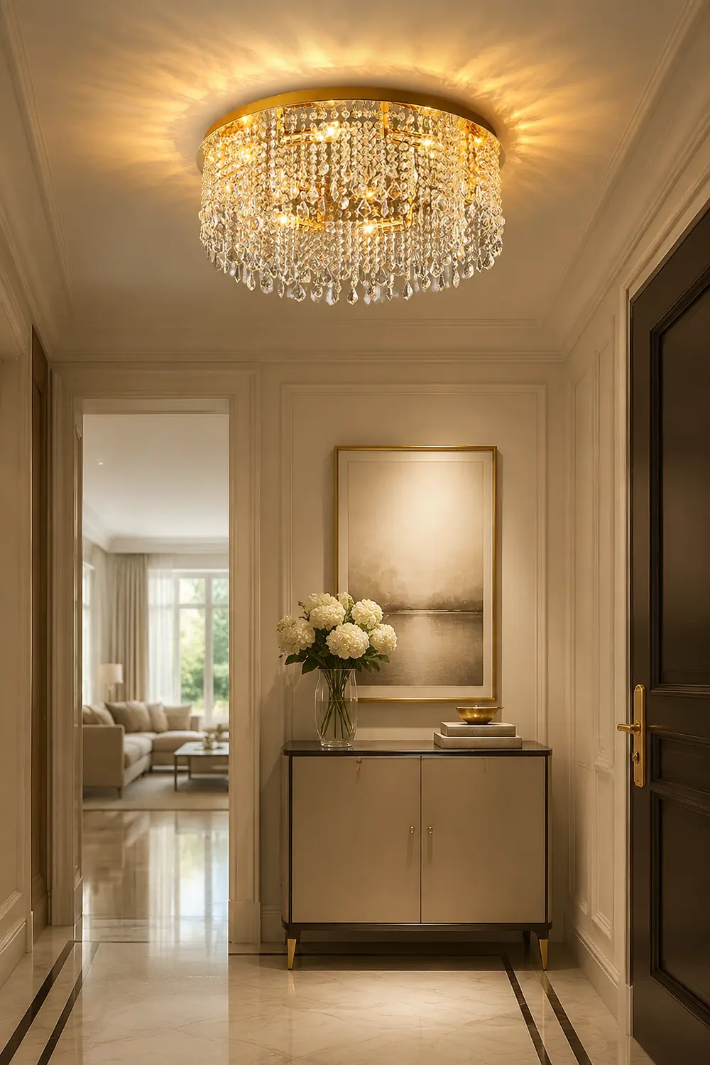 Beirio Crystal Ceiling Lamp - Lumpaz