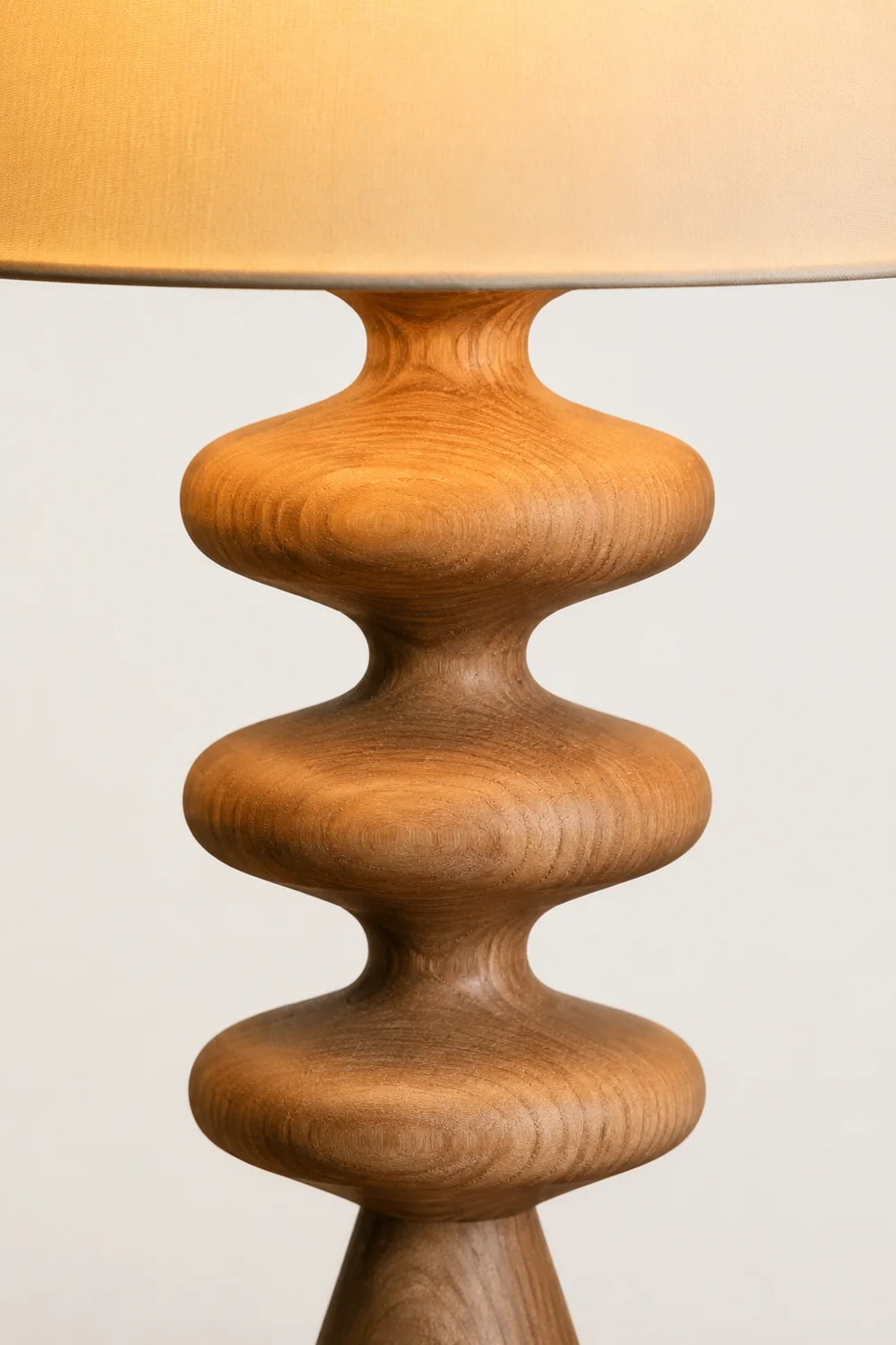Ripple Wood Table Lamp - Lumpaz
