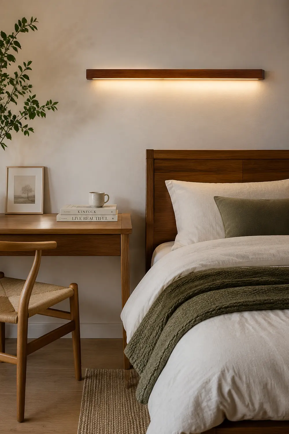 Arlo Linear Wood Wall Light - Lumpaz