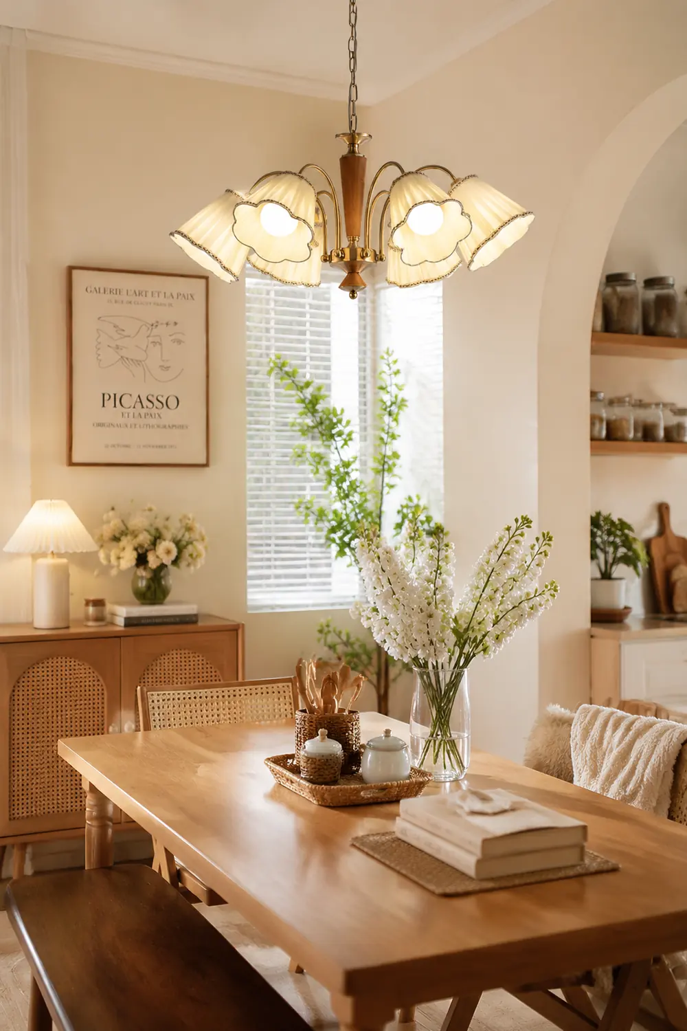 Florentine Fabric Chandelier - Lumpaz