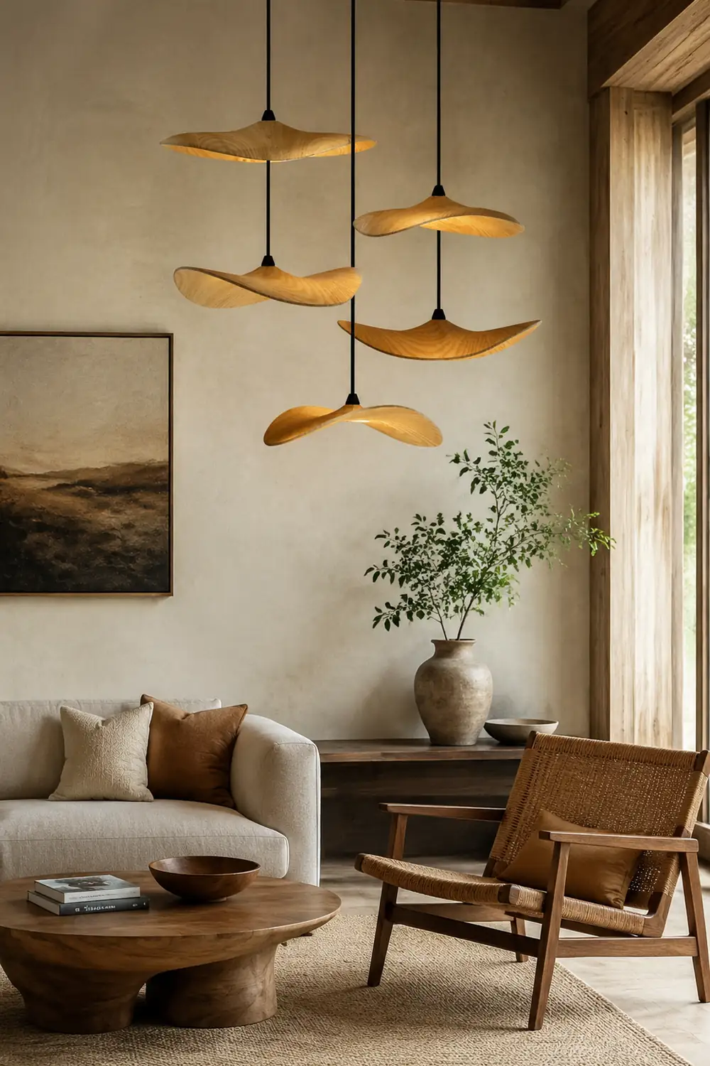 Empty Leaf Chandelier - Lumpaz