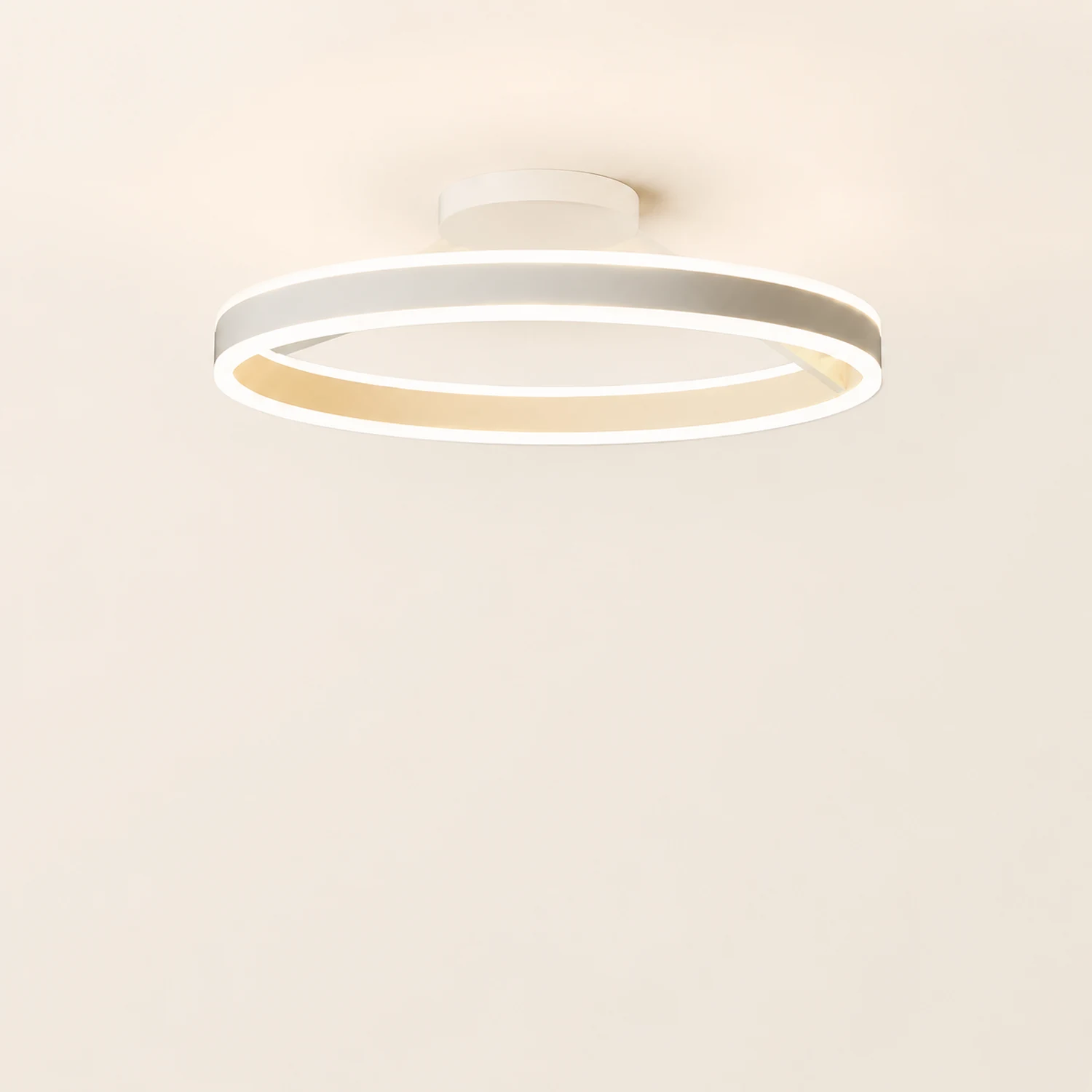 Nordic LED Geometry Circle Ceiling Light - Lumpaz