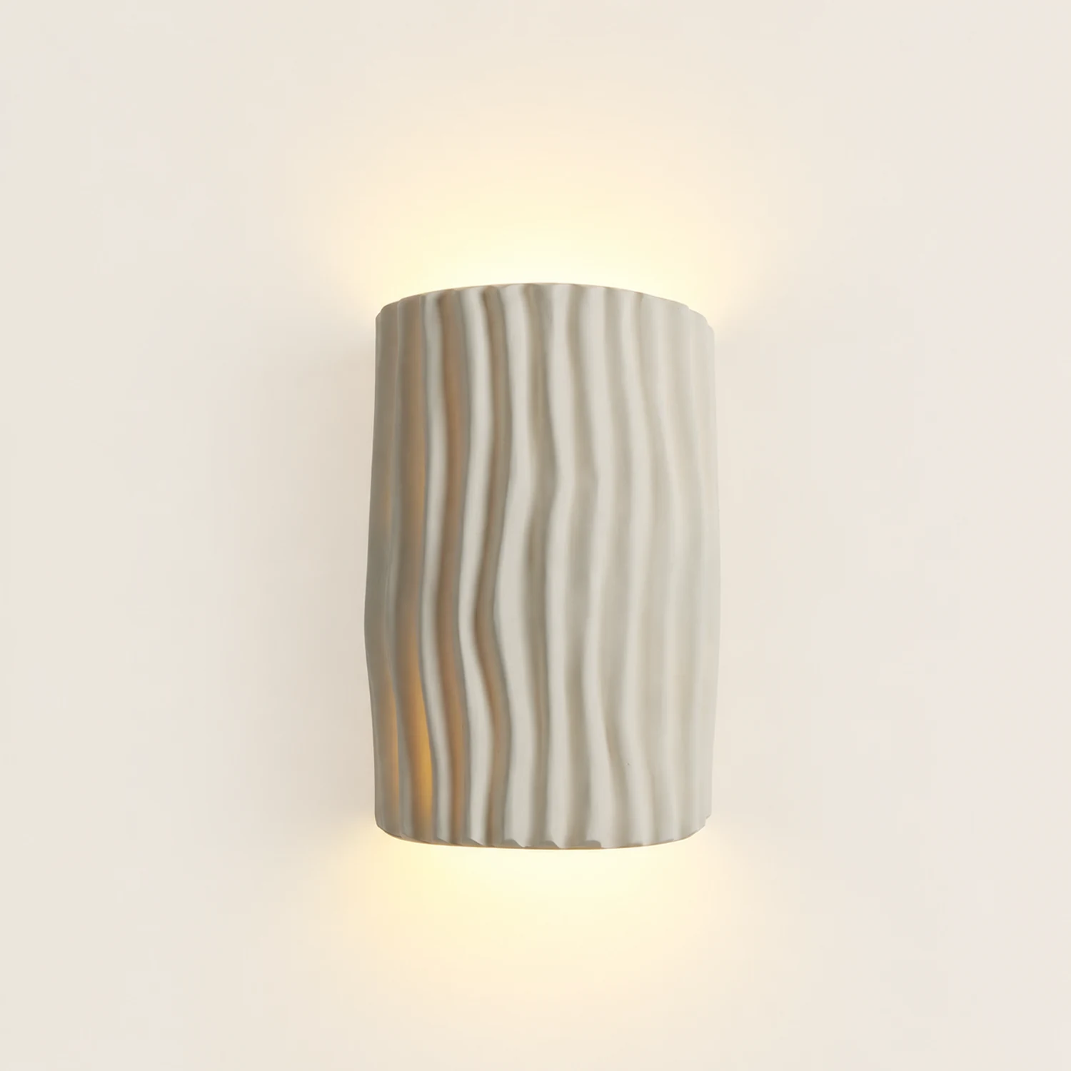 Pleated Resin Wall Lamp - Lumpaz