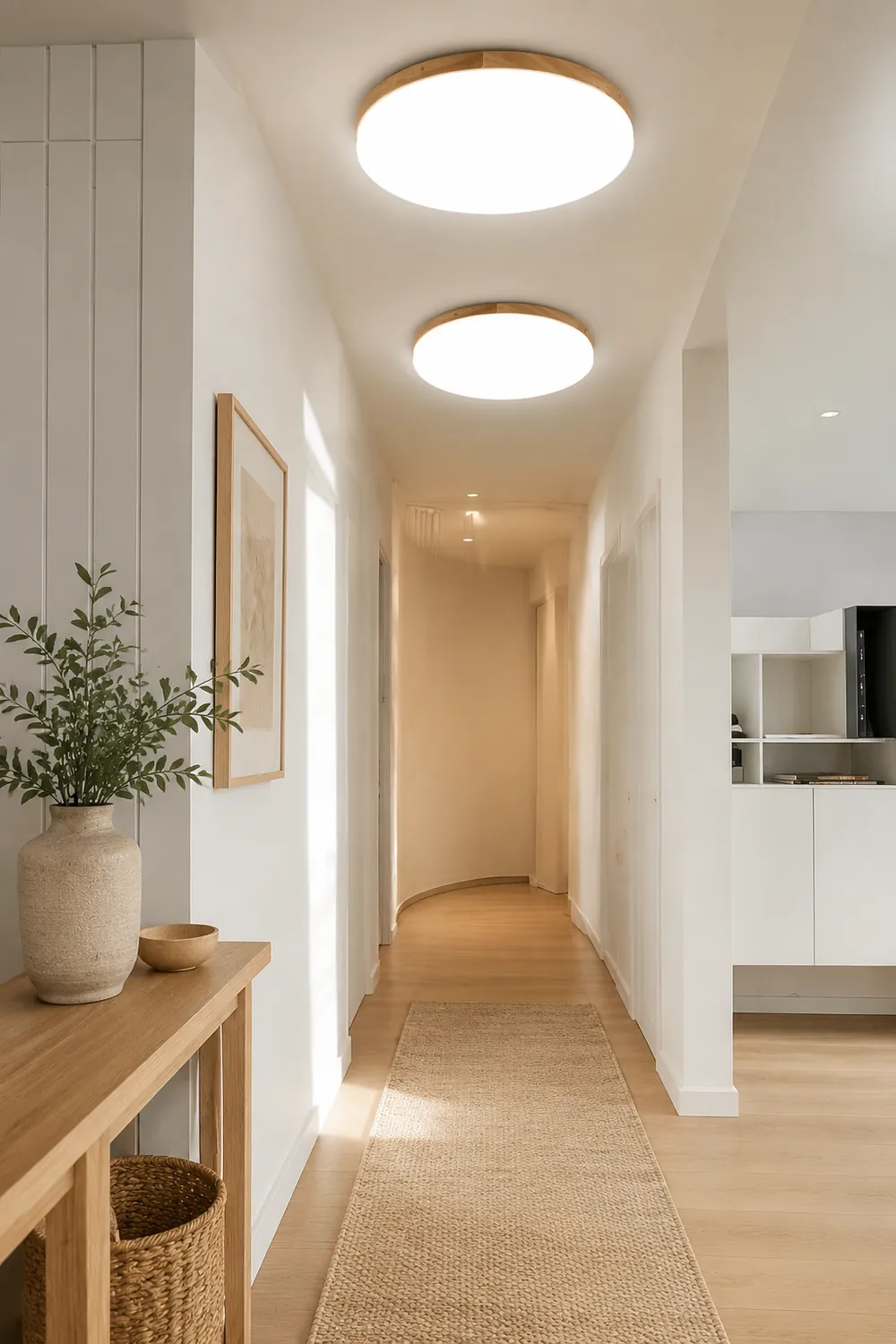 Simple Round Acrylic LED Ceiling Light - Lumpaz