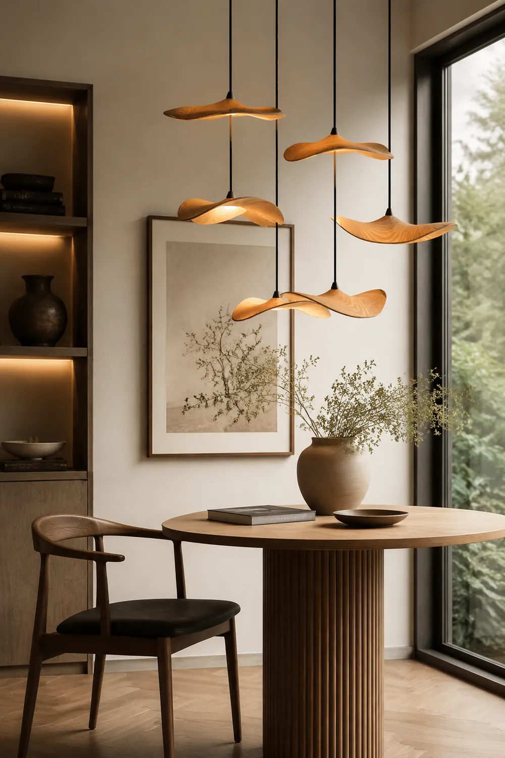 Empty Leaf Chandelier - Lumpaz
