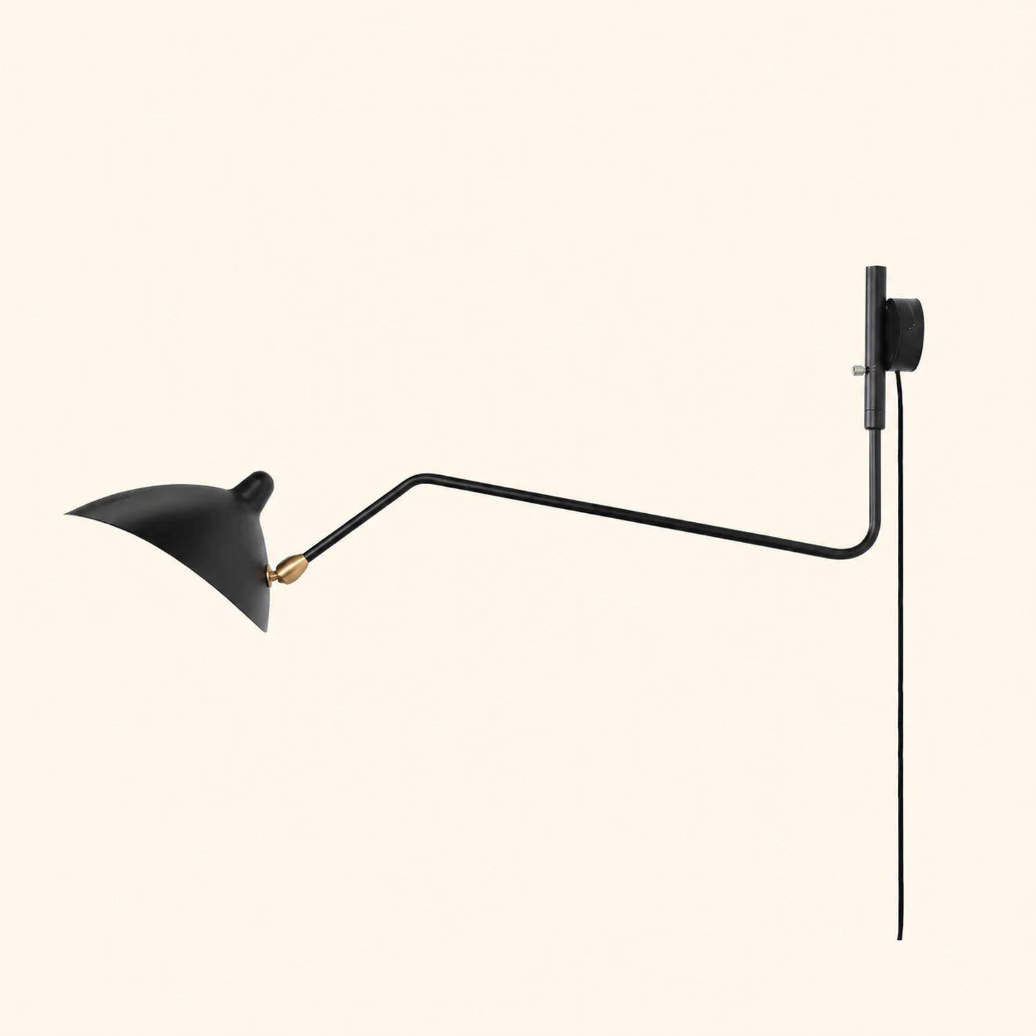 Serge Mouille Plug In Wall Lamp - Lumpaz