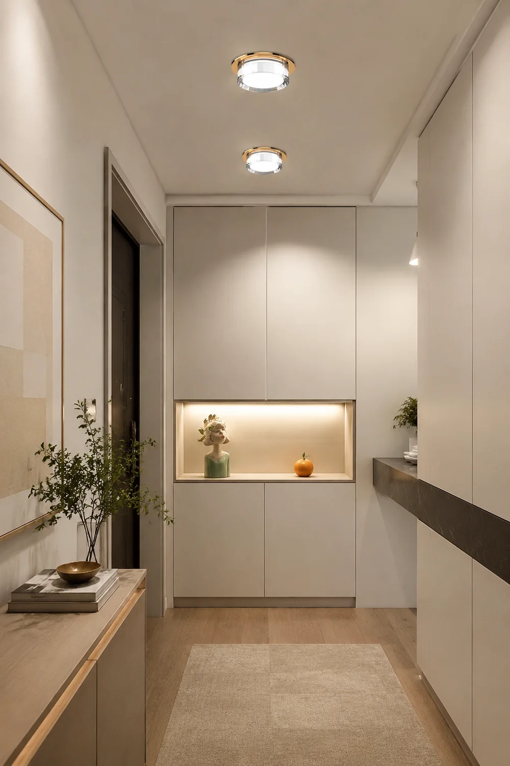 Mini Hallway LED Crystal Ceiling Light - Lumpaz