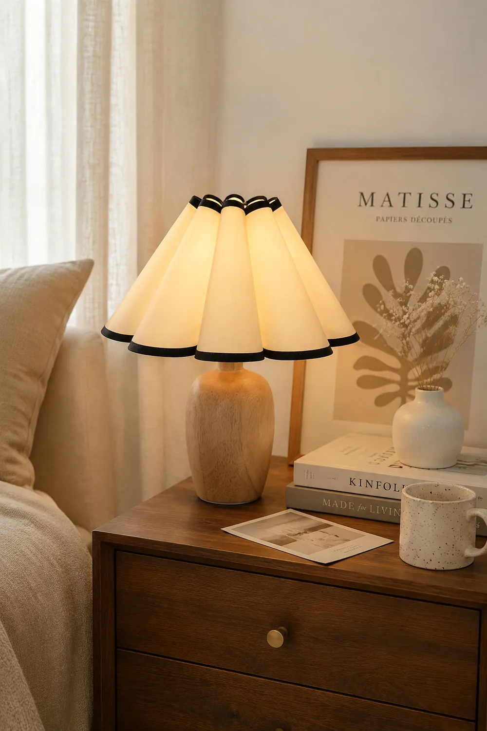 Vintage Fluted Table Lamp - Lumpaz