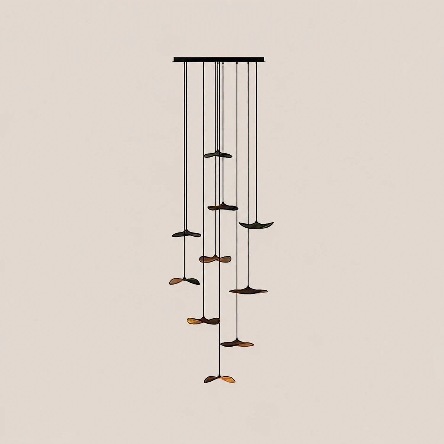 Empty Leaf Chandelier - Lumpaz