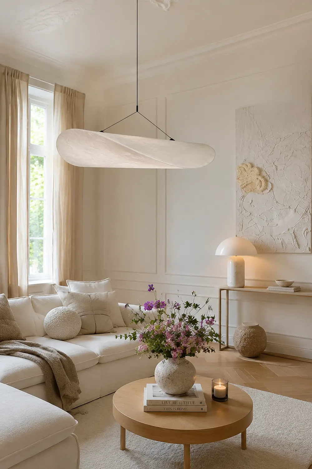 Tense Tyvek Pendant Lamp - Lumpaz