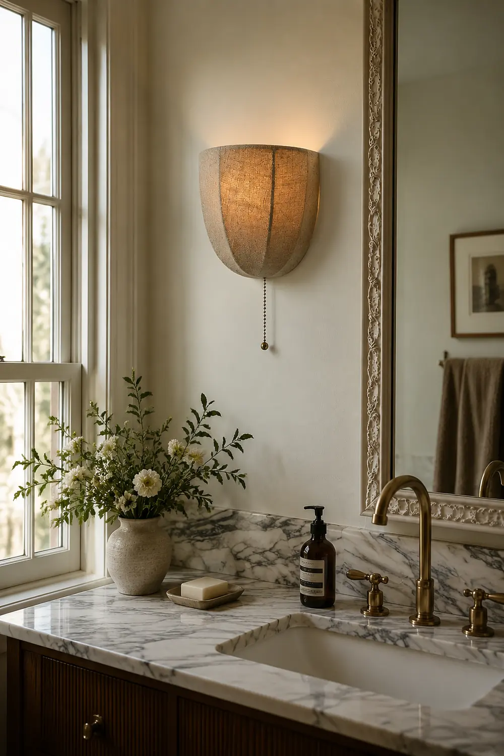 Sienna Linen Wall Sconce - Lumpaz