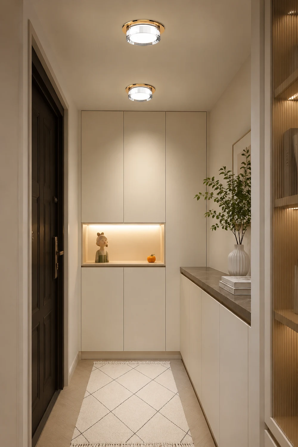 Mini Hallway LED Crystal Ceiling Light - Lumpaz