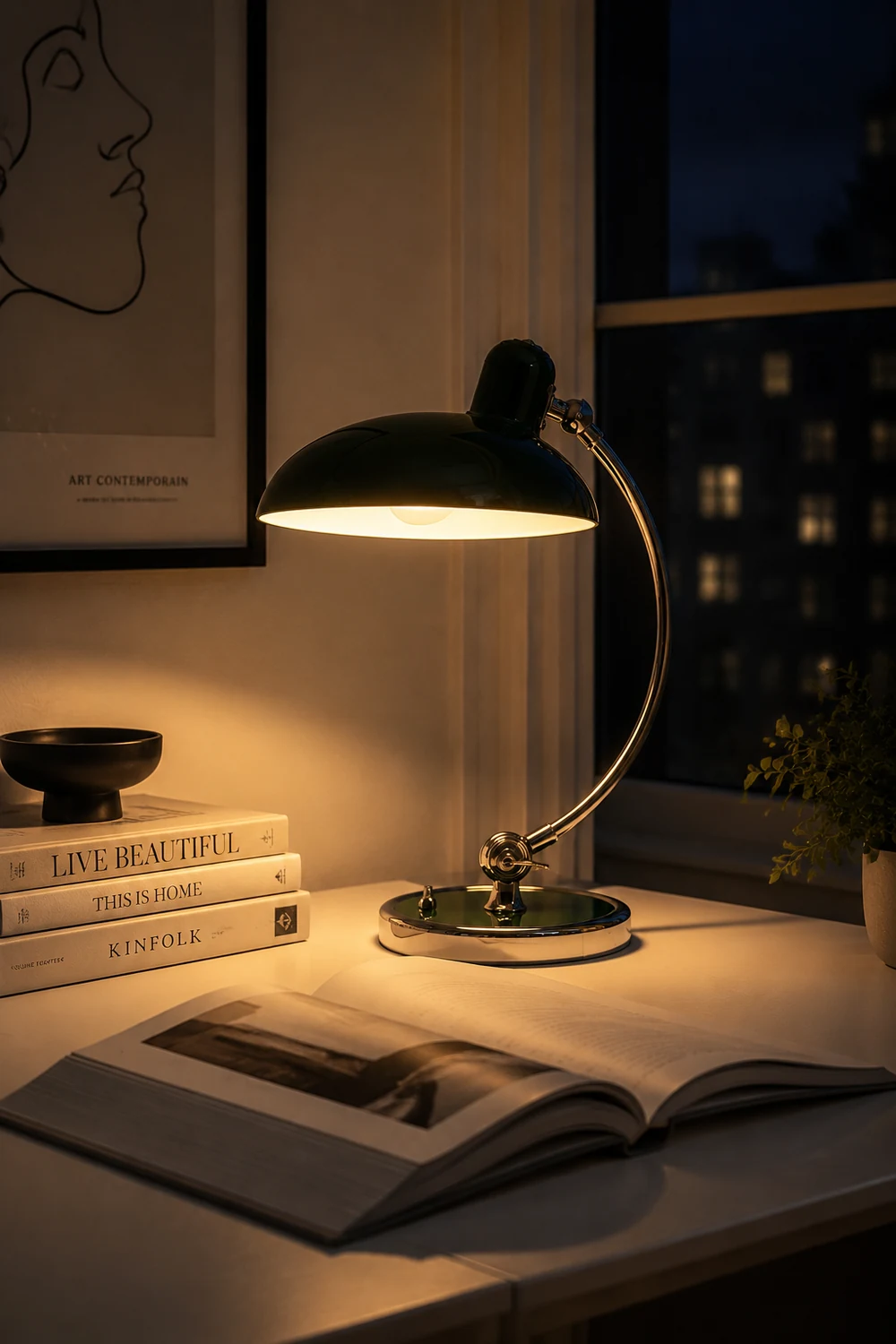Retro Curve Desk Lamp - Lumpaz