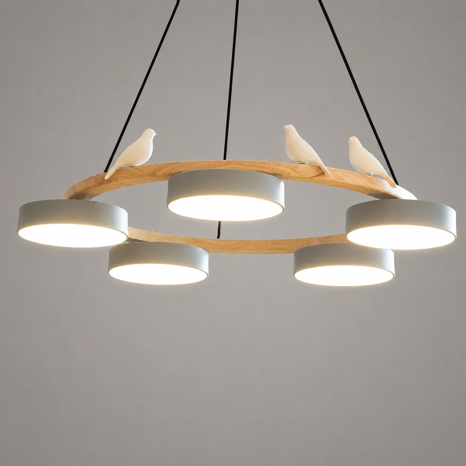 Sienna Bird Round Chandelier - Lumpaz