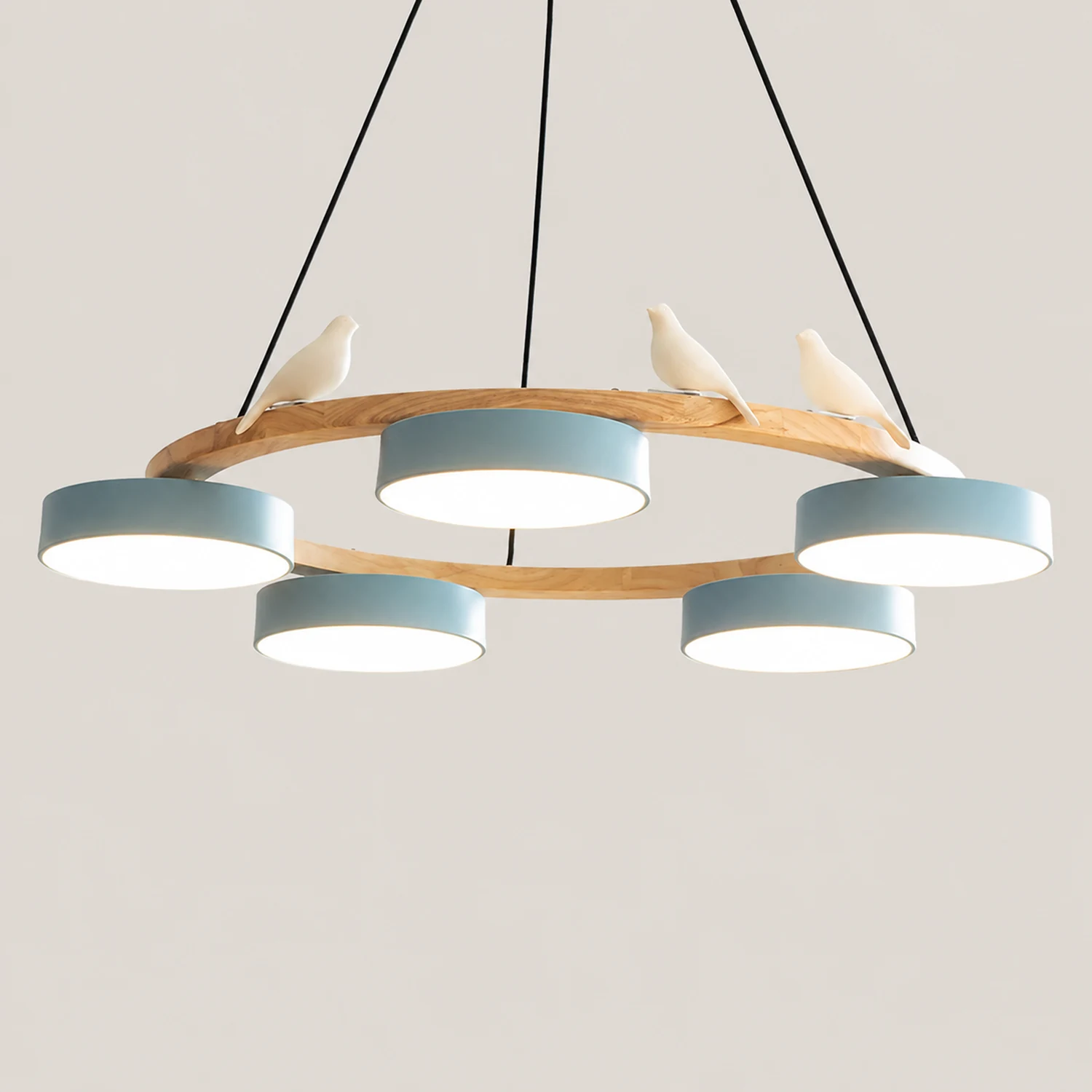 Sienna Bird Round Chandelier - Lumpaz