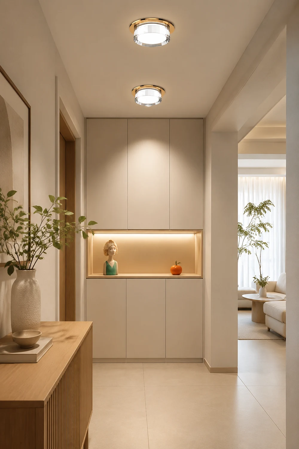Mini Hallway LED Crystal Ceiling Light - Lumpaz