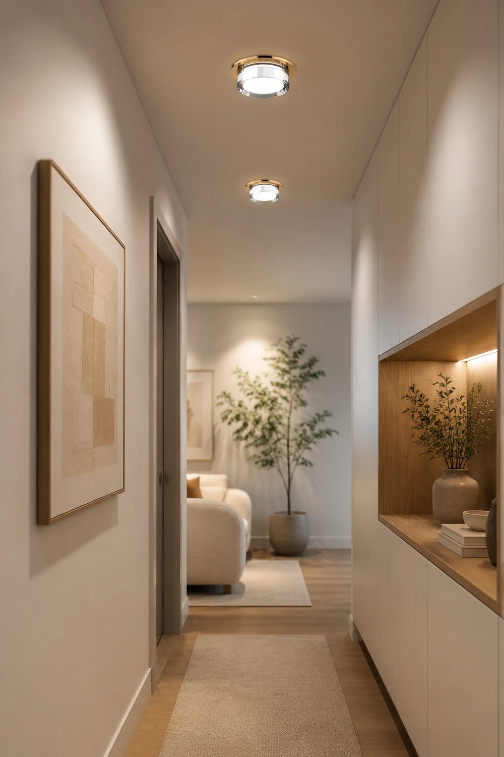 Mini Hallway LED Crystal Ceiling Light - Lumpaz