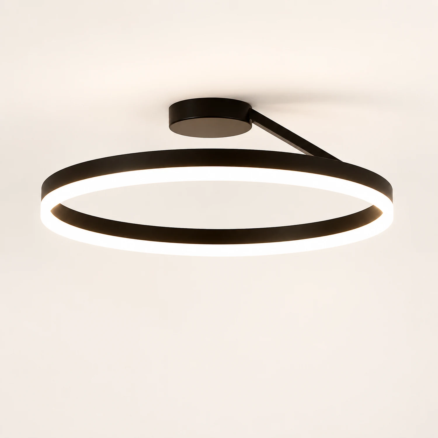 Nordic LED Geometry Circle Ceiling Light - Lumpaz