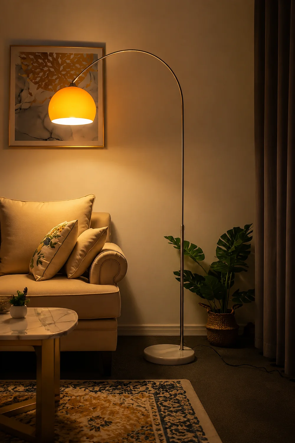Orla Arch Floor Lamp - Lumpaz
