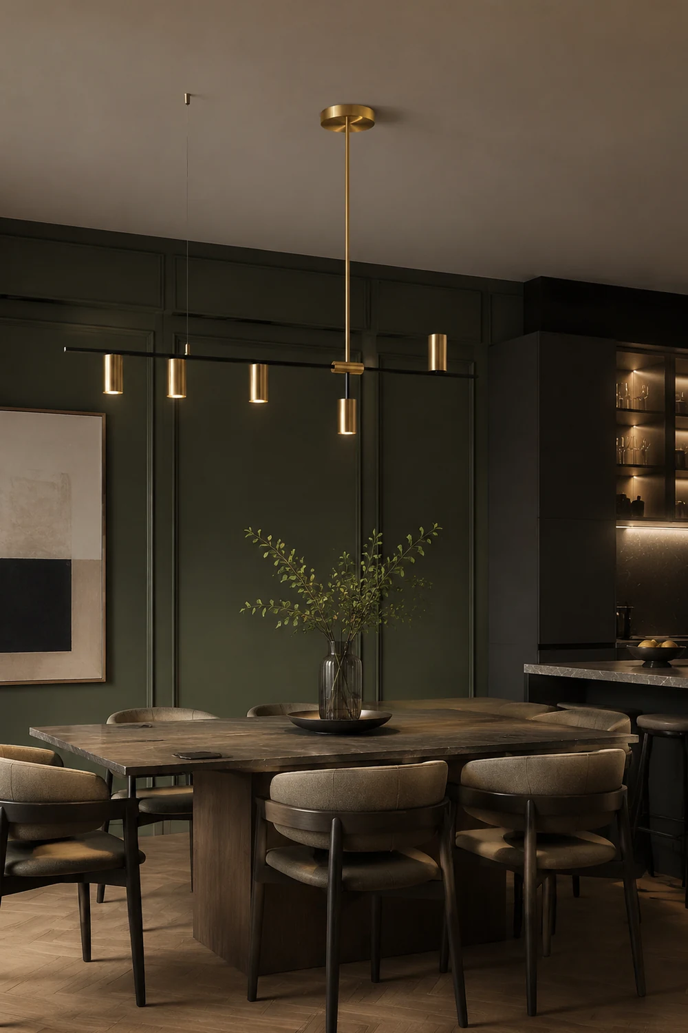 Cassandra Linear Chandelier - Lumpaz