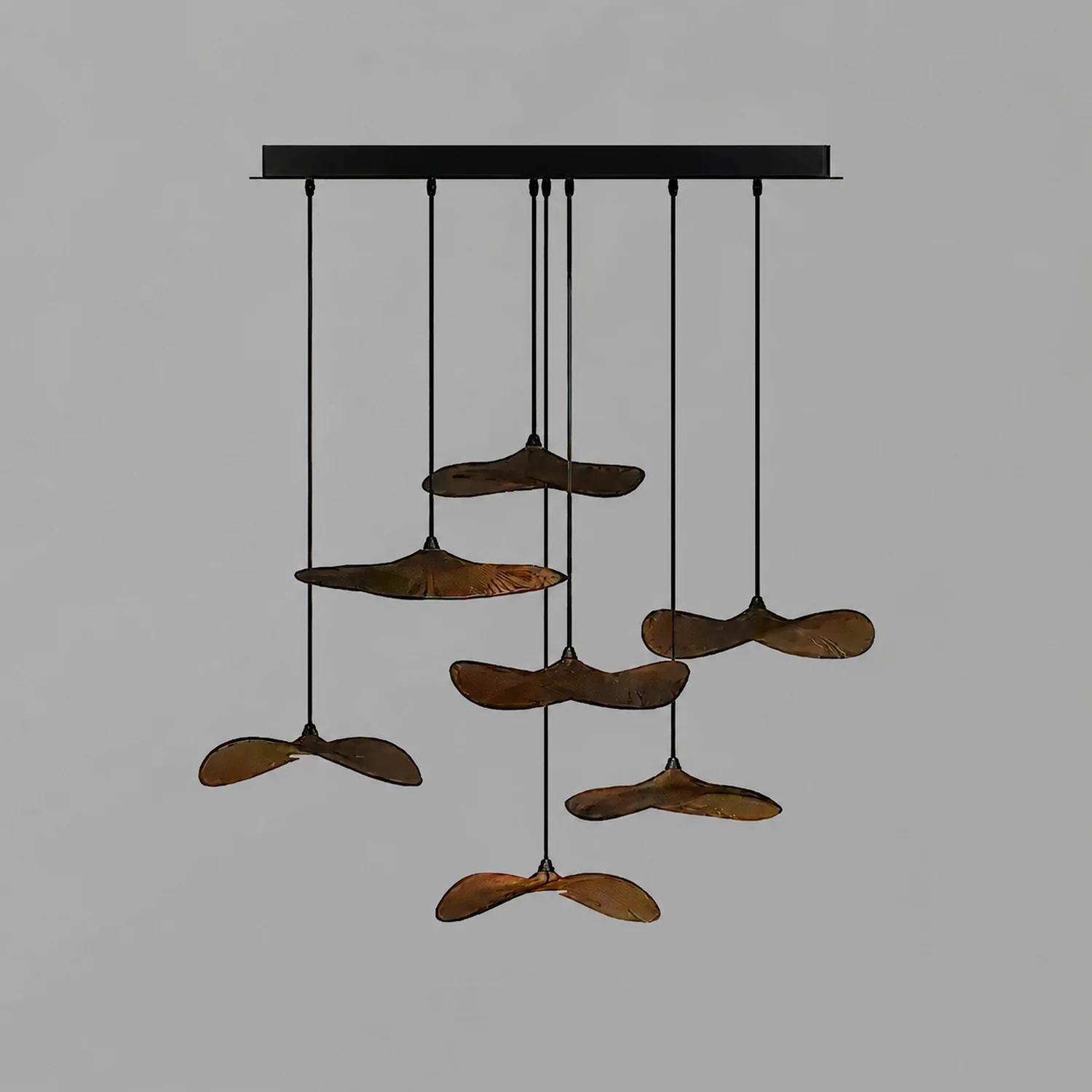 Empty Leaf Chandelier - Lumpaz