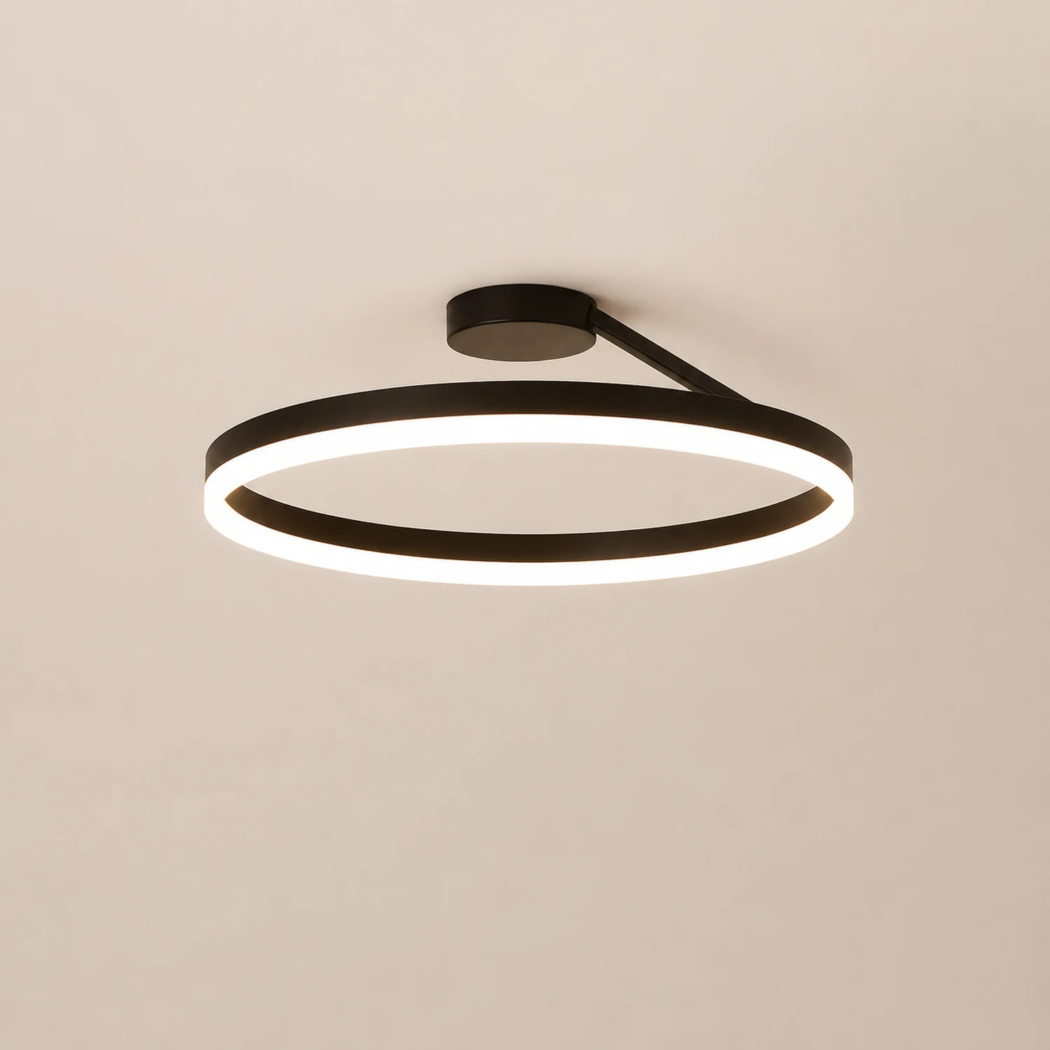Nordic LED Geometry Circle Ceiling Light - Lumpaz