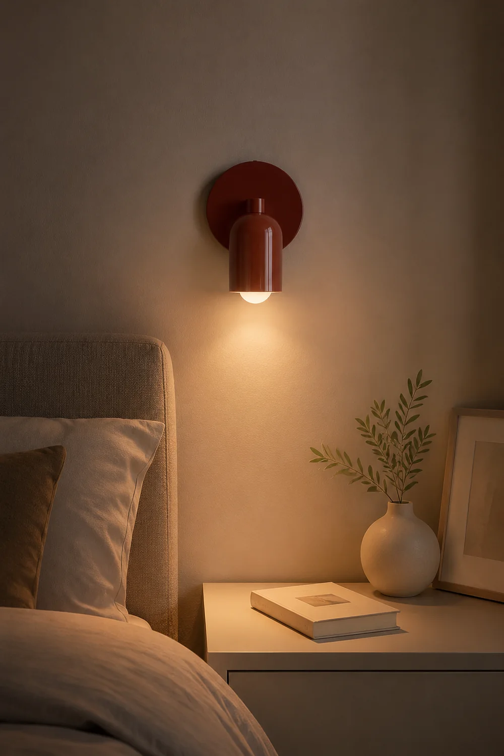 Simple Modern Small Stained Wall Sconce - Lumpaz