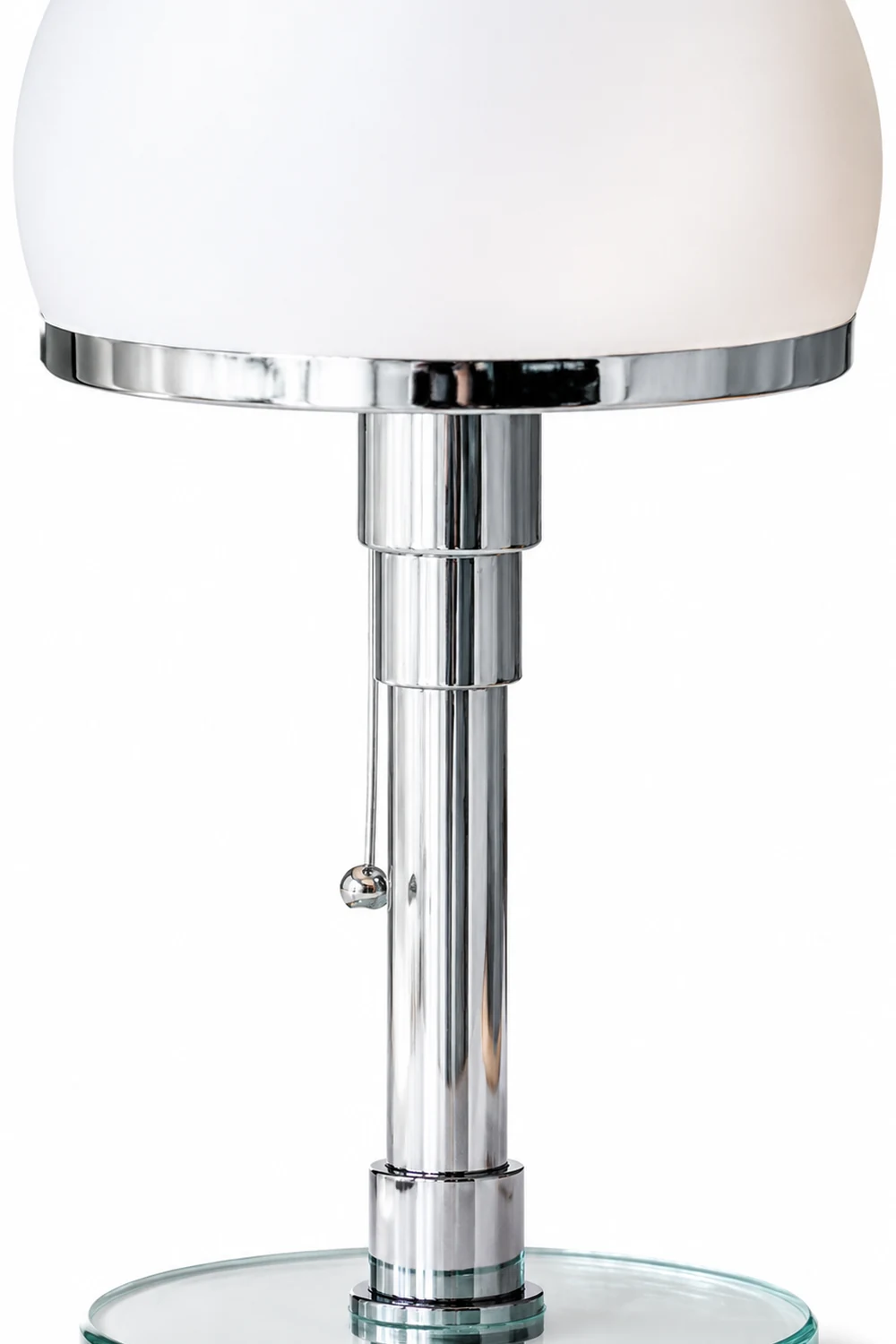 Hemispherical Chrome Table Lamp - Lumpaz