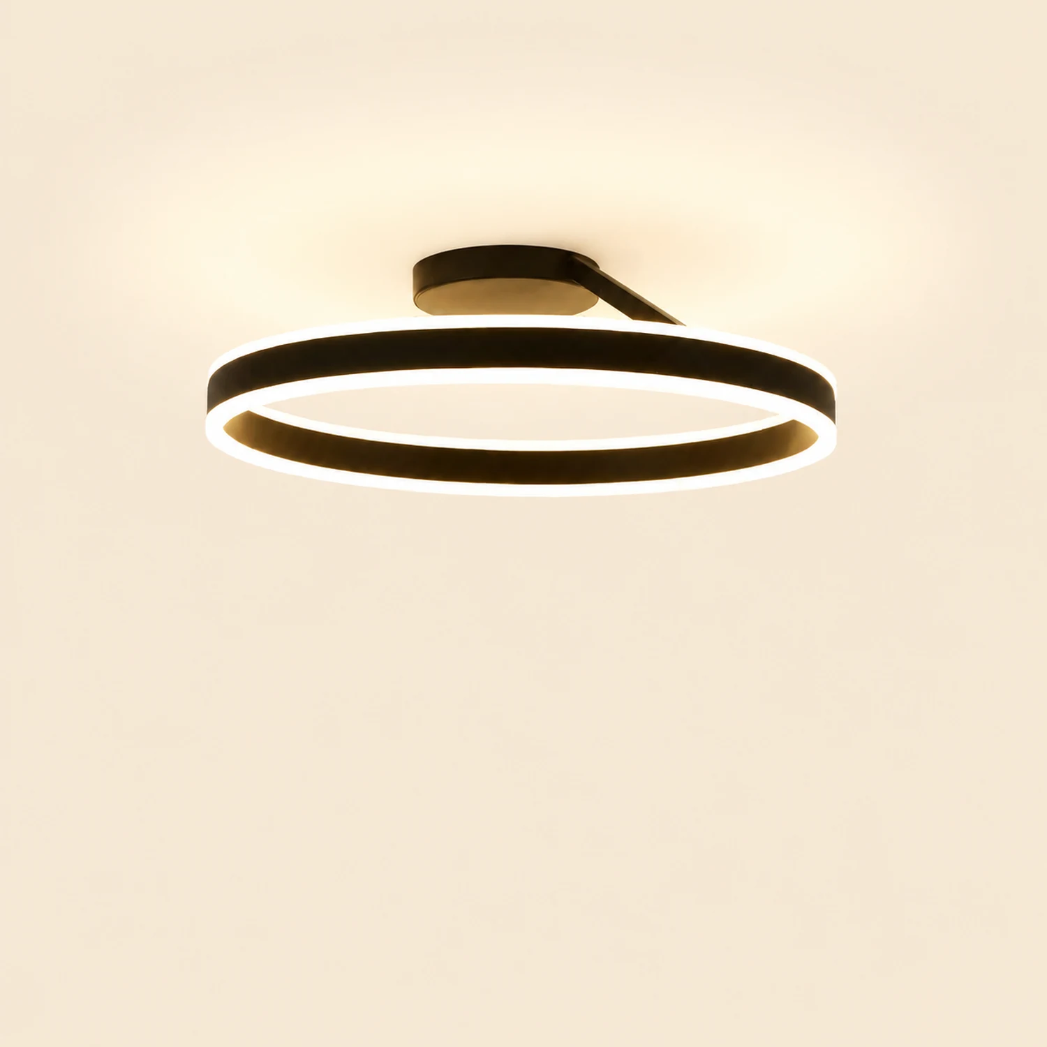 Nordic LED Geometry Circle Ceiling Light - Lumpaz
