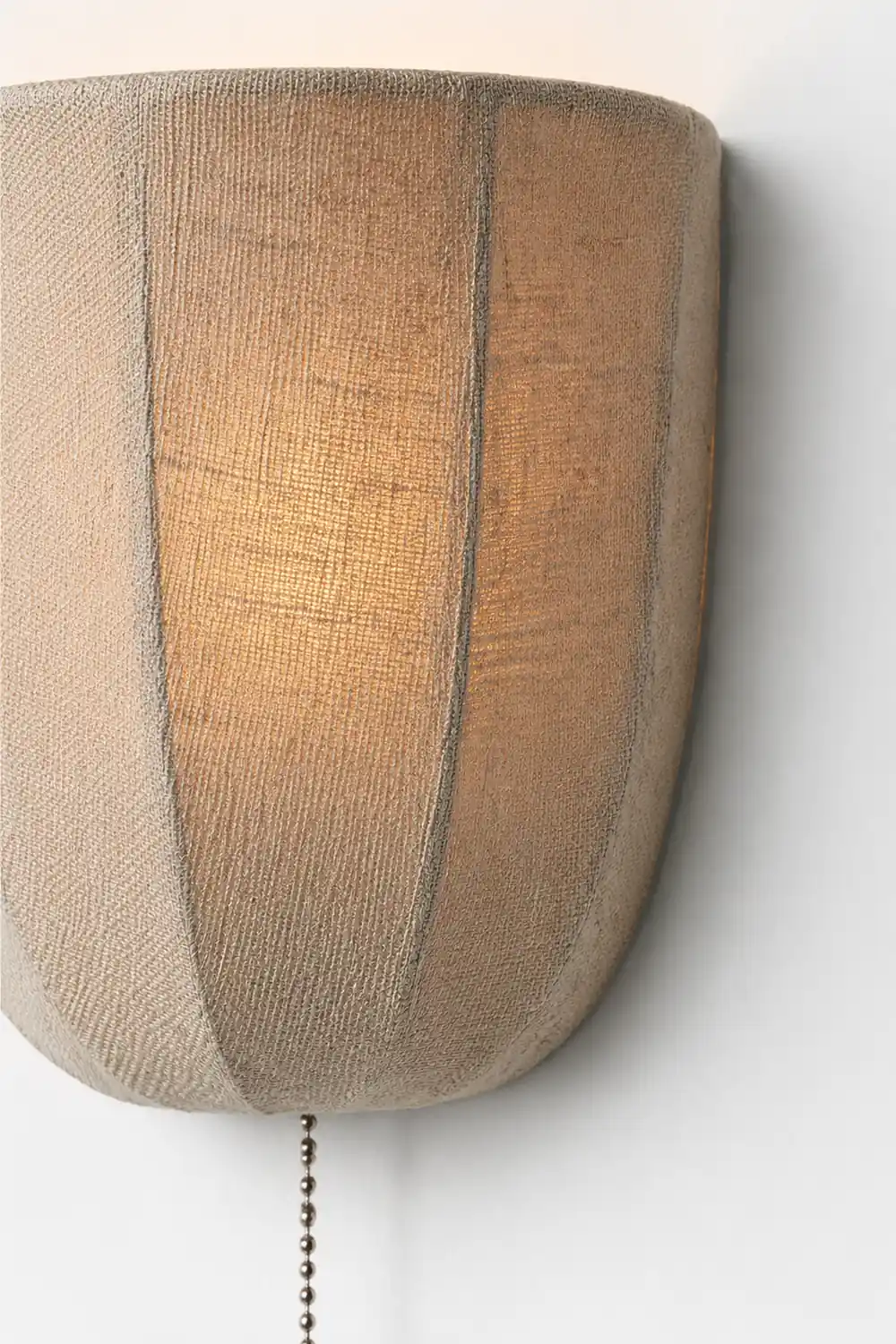 Sienna Linen Wall Sconce - Lumpaz