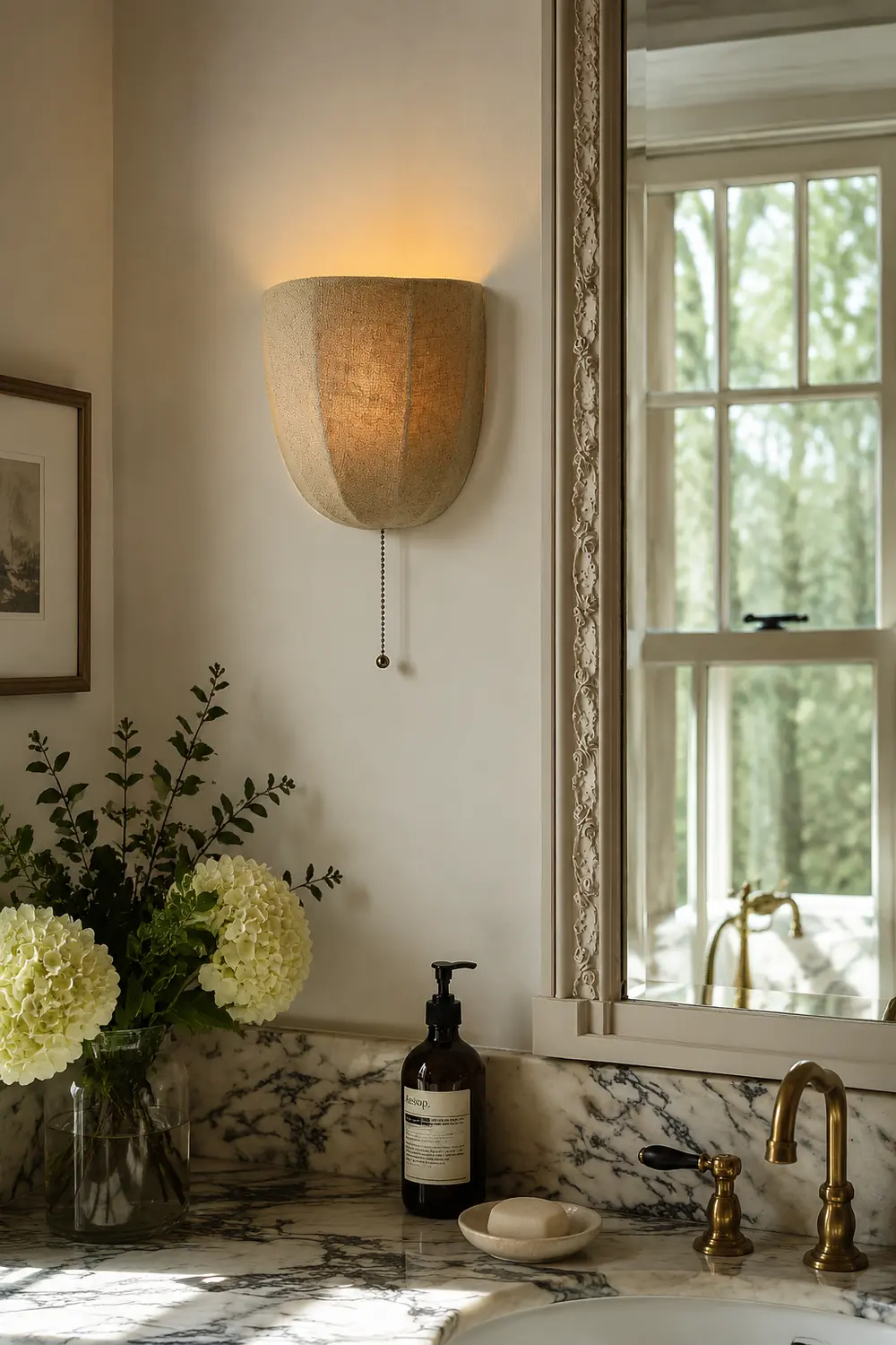 Sienna Linen Wall Sconce - Lumpaz