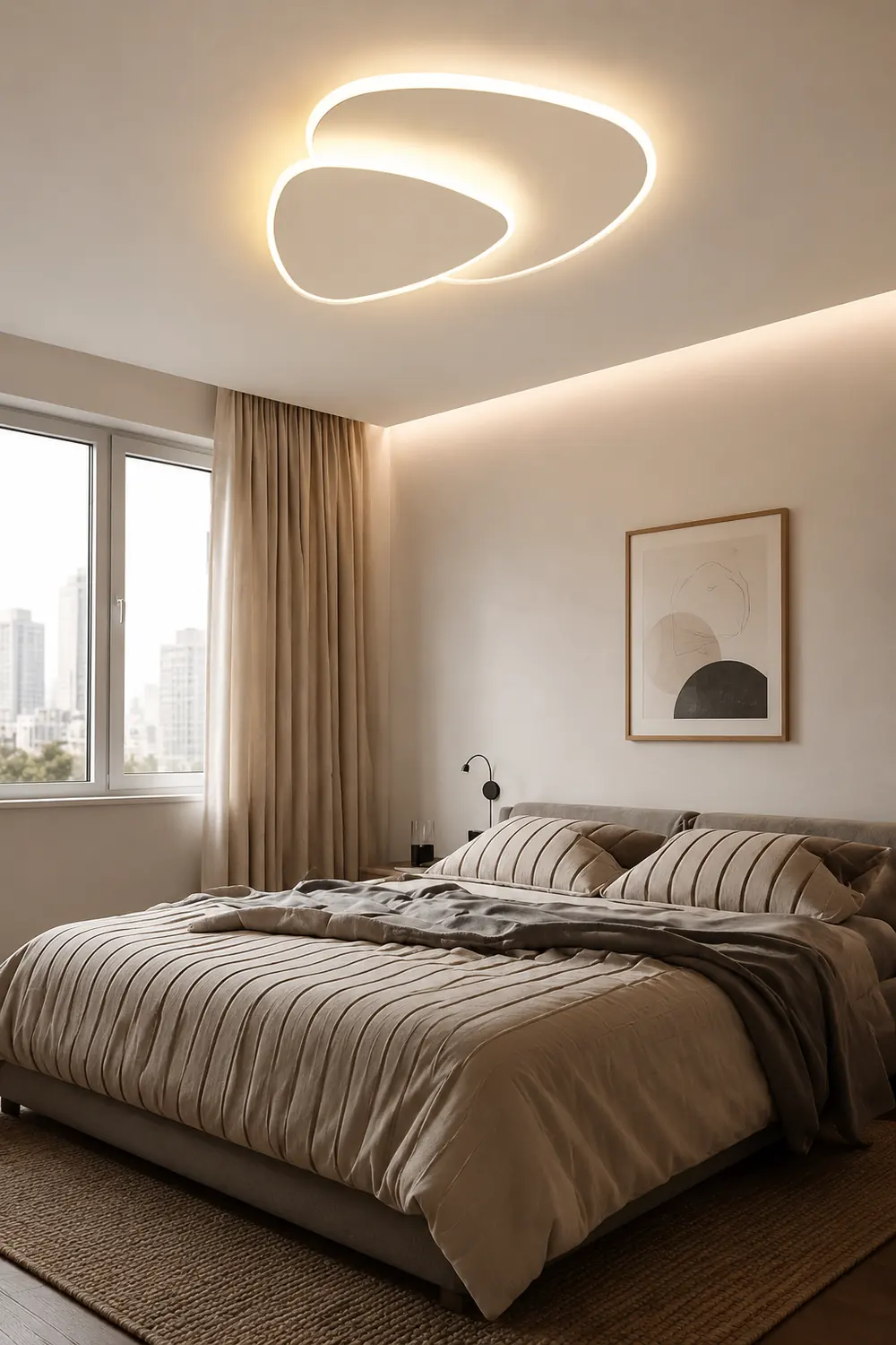 Nordic Geometry LED Acrylic Ceiling Light - Lumpaz