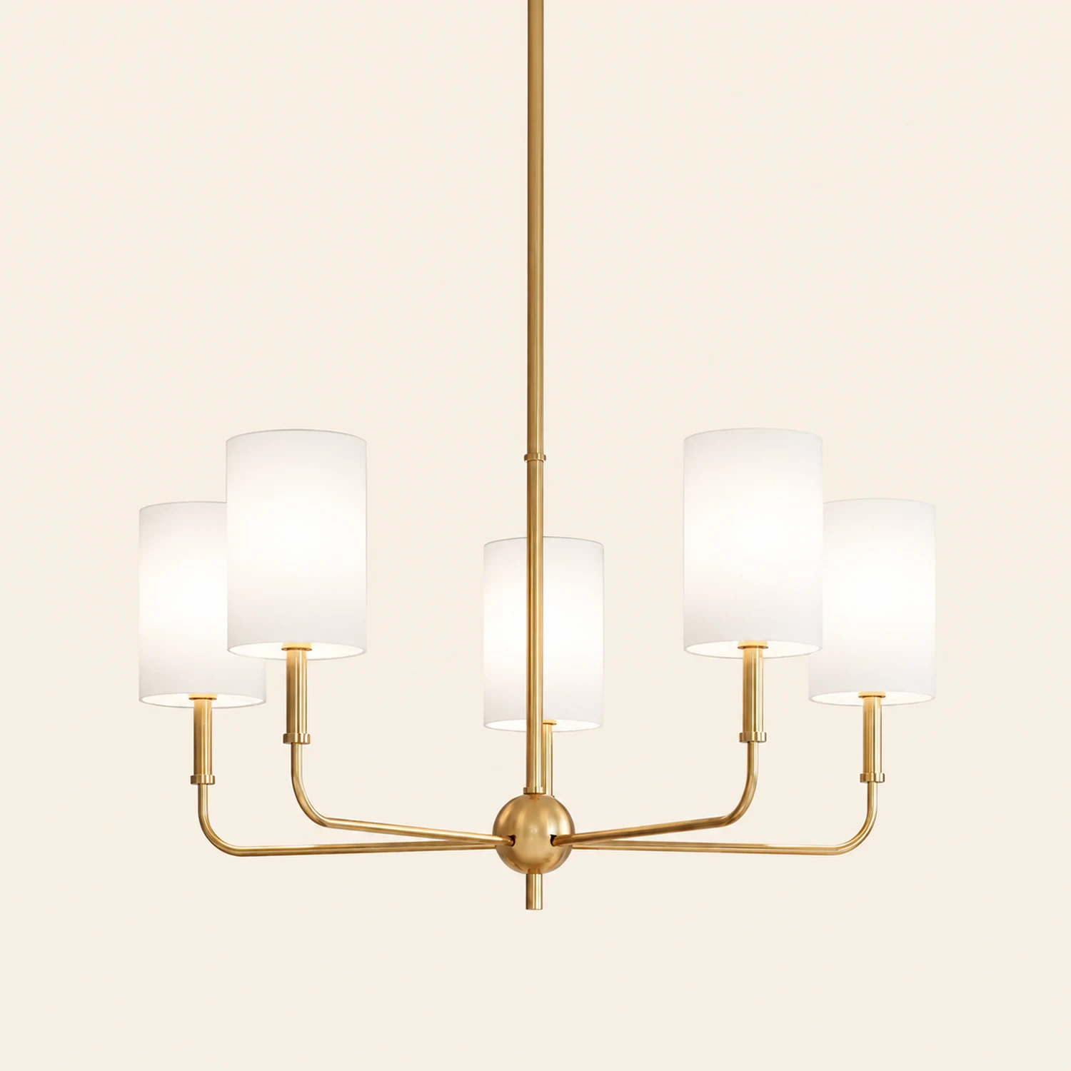 Foxdale Brass Chandelier - Lumpaz