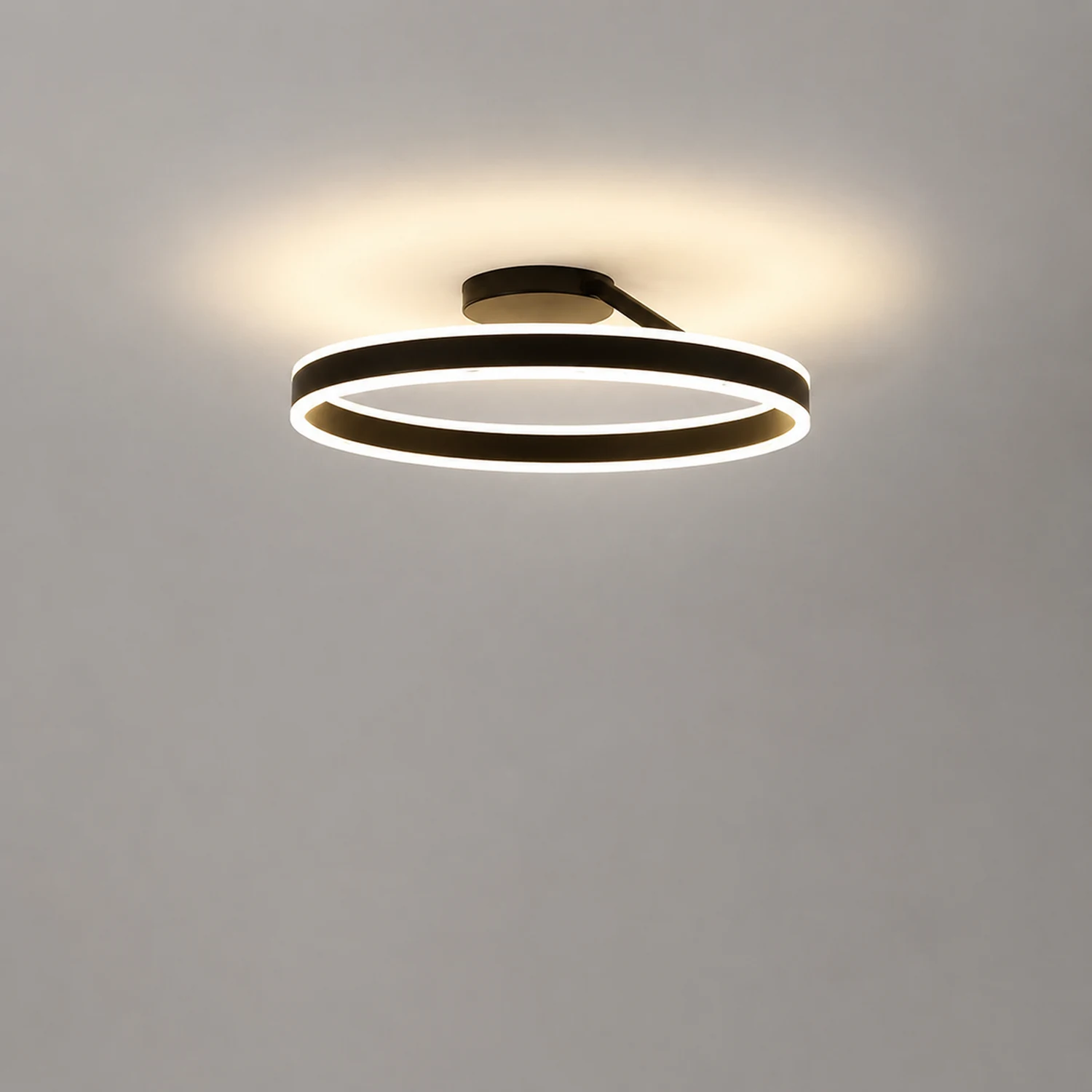 Nordic LED Geometry Circle Ceiling Light - Lumpaz
