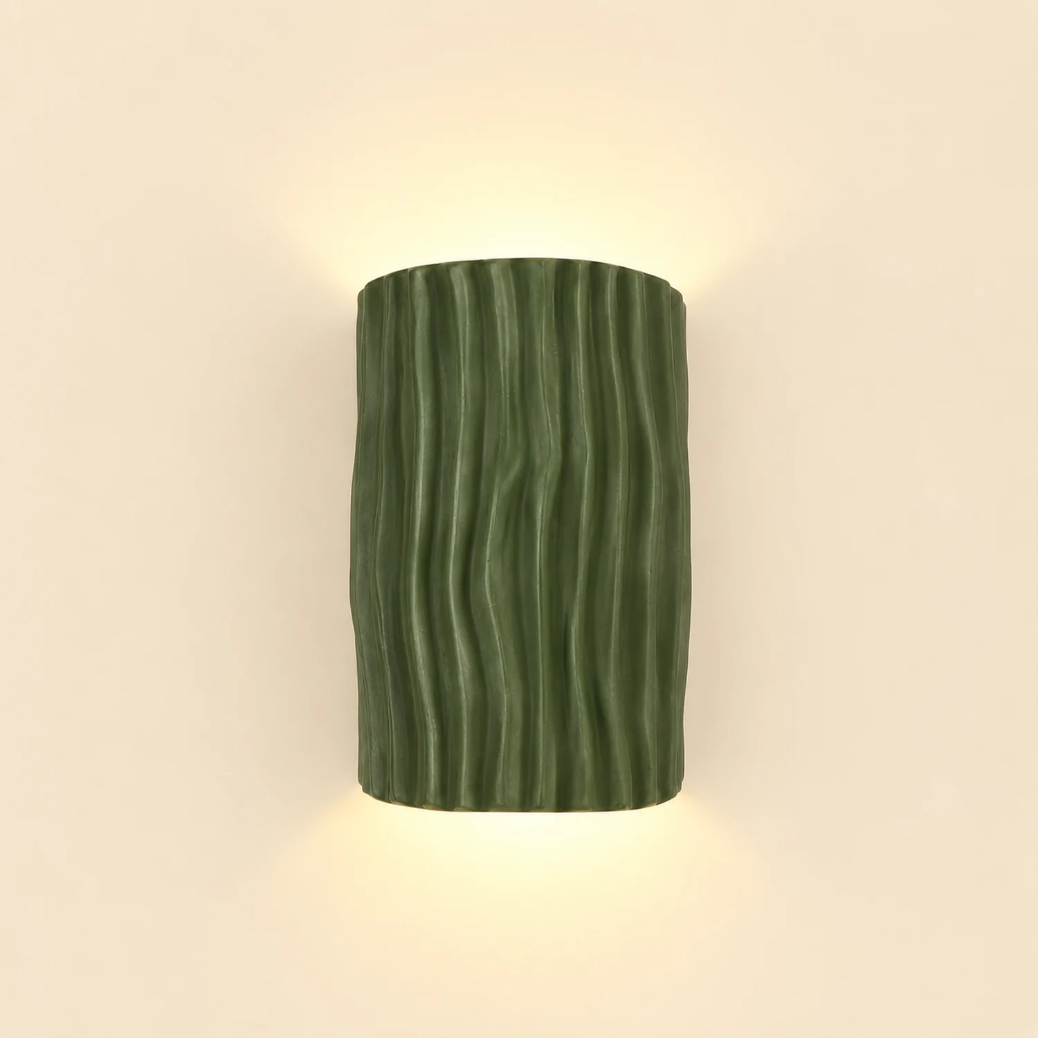 Pleated Resin Wall Lamp - Lumpaz
