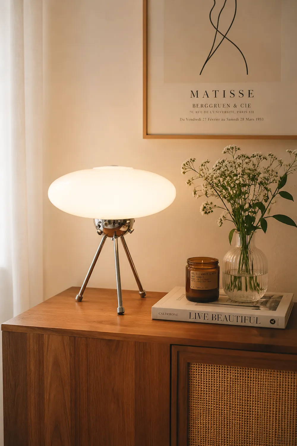 Glass UFO Table Lamp - Lumpaz