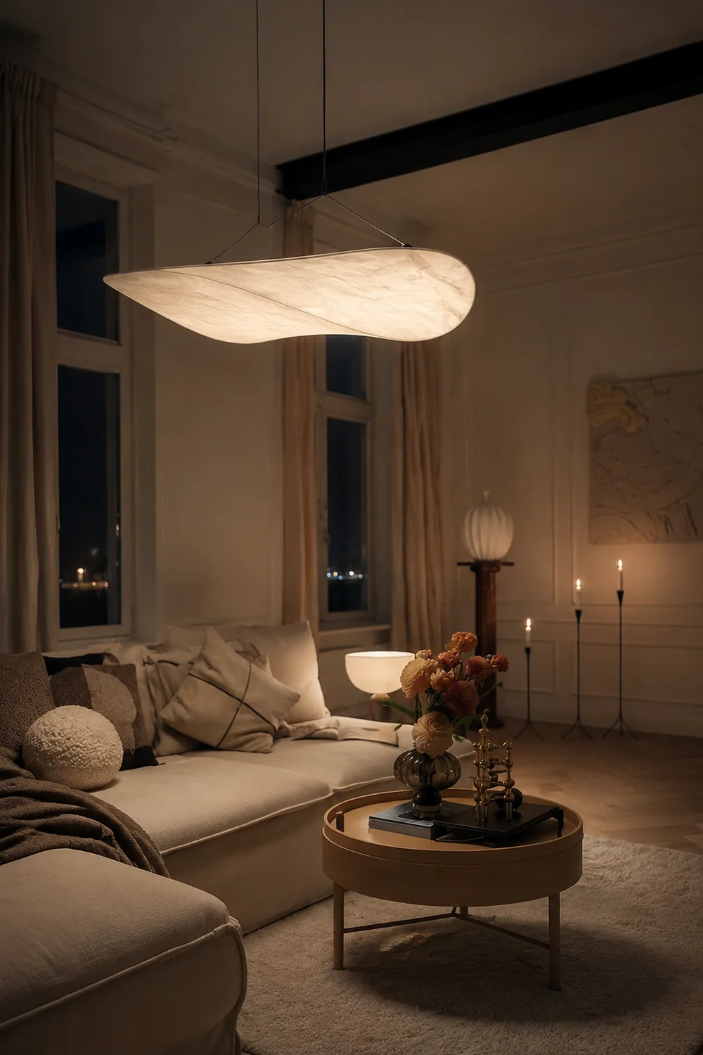 Tense Tyvek Pendant Lamp - Lumpaz