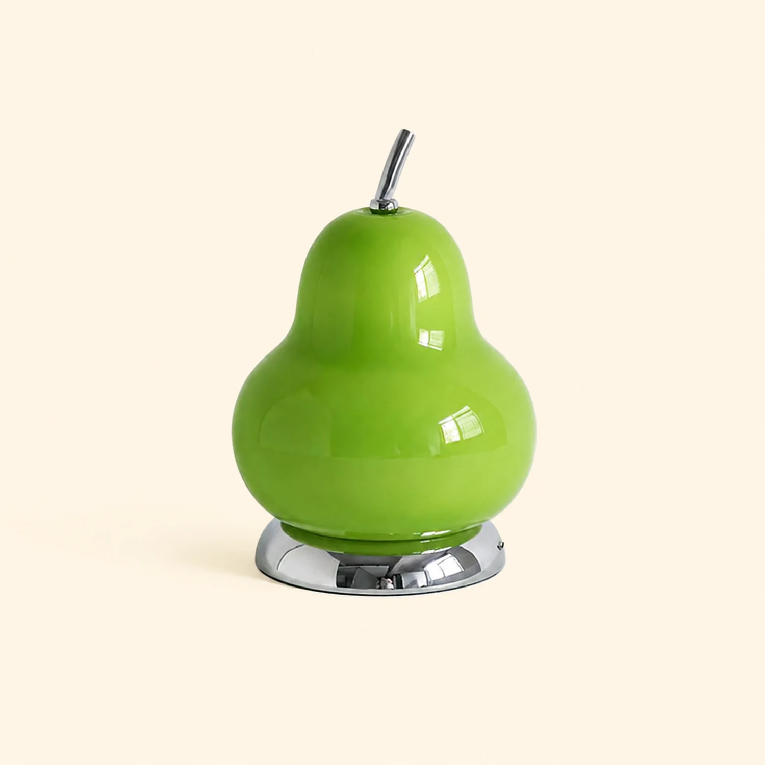 Pear Glass Built-in Battery Table Lamp - Lumpaz