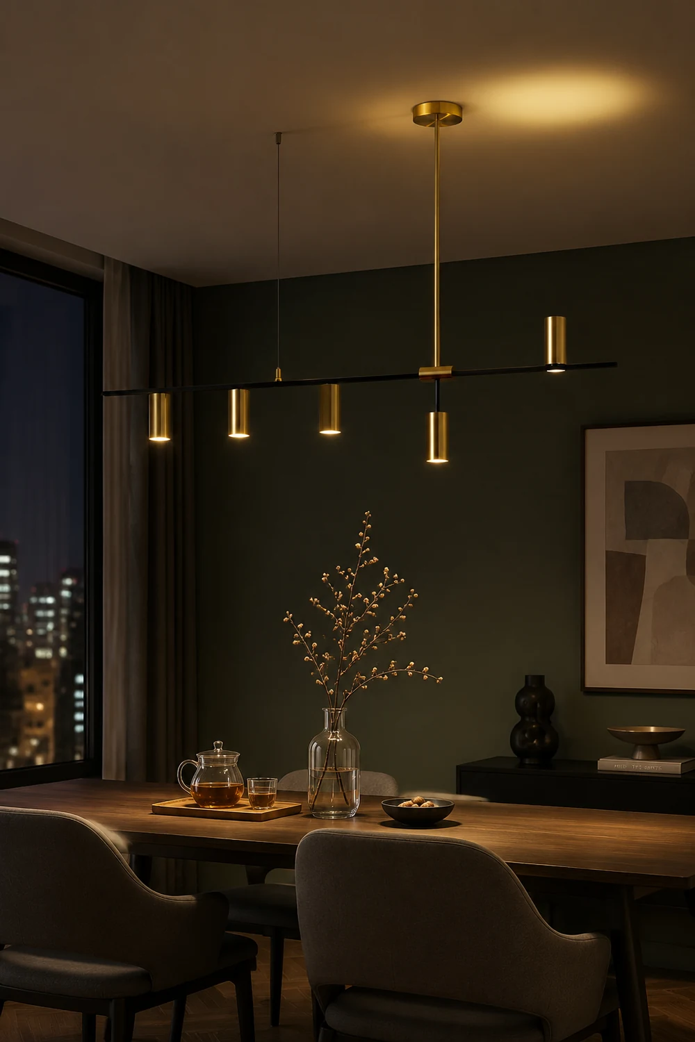 Cassandra Linear Chandelier - Lumpaz
