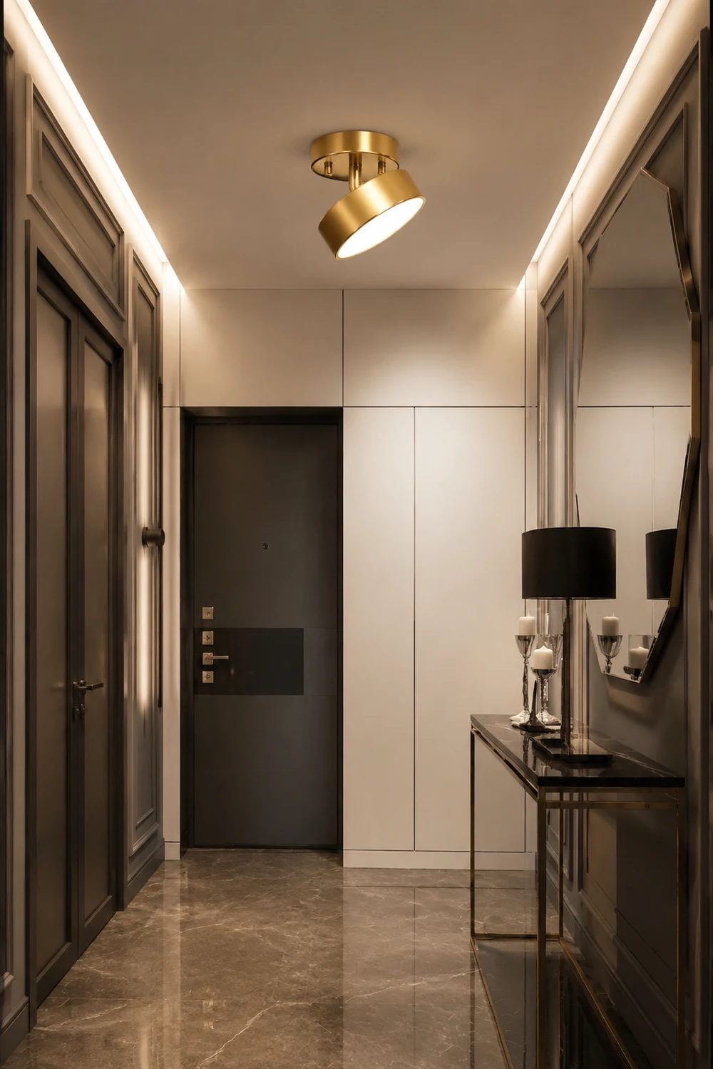 Nordic Industrial Simple Round LED Ceiling Light - Lumpaz