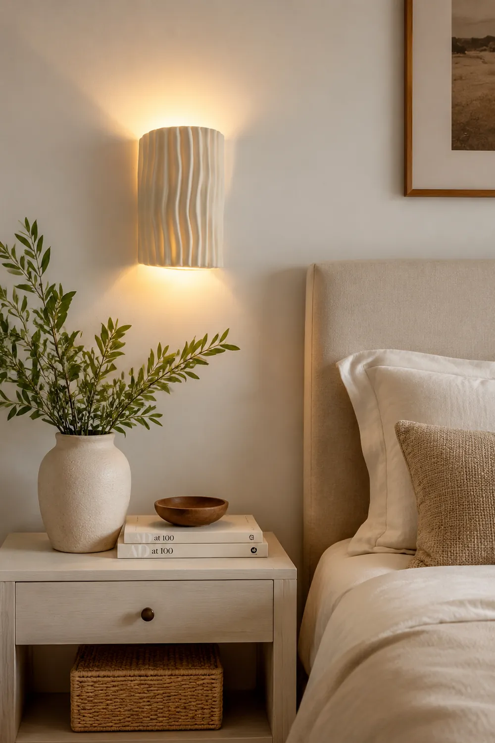 Pleated Resin Wall Lamp - Lumpaz