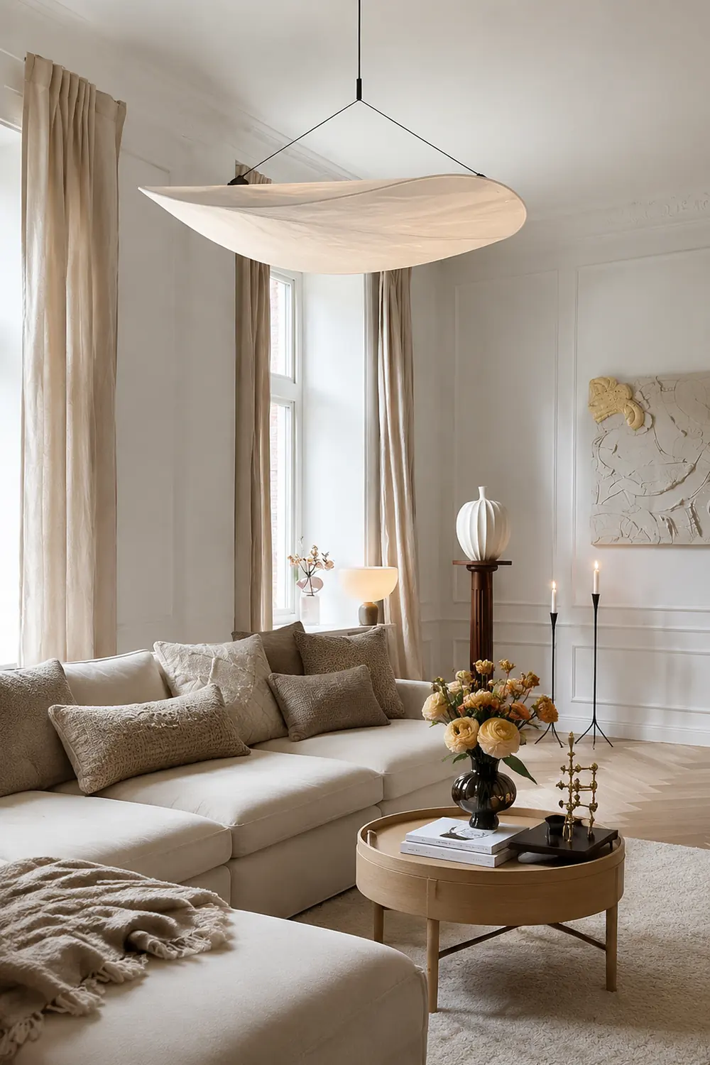 Tense Tyvek Pendant Lamp - Lumpaz
