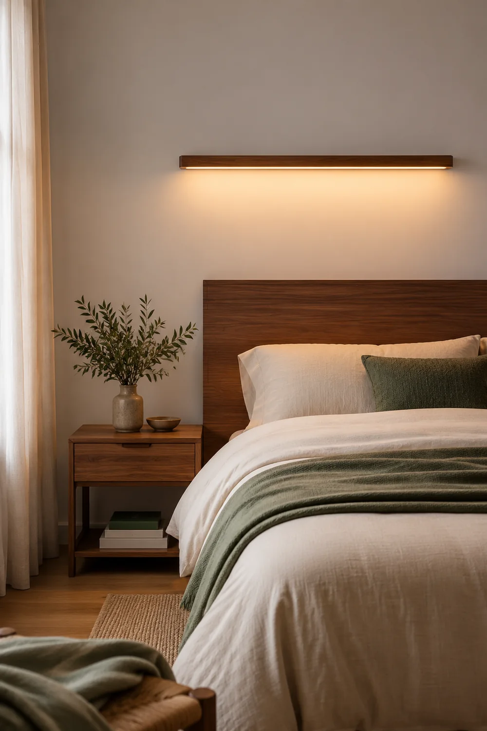 Arlo Linear Wood Wall Light - Lumpaz