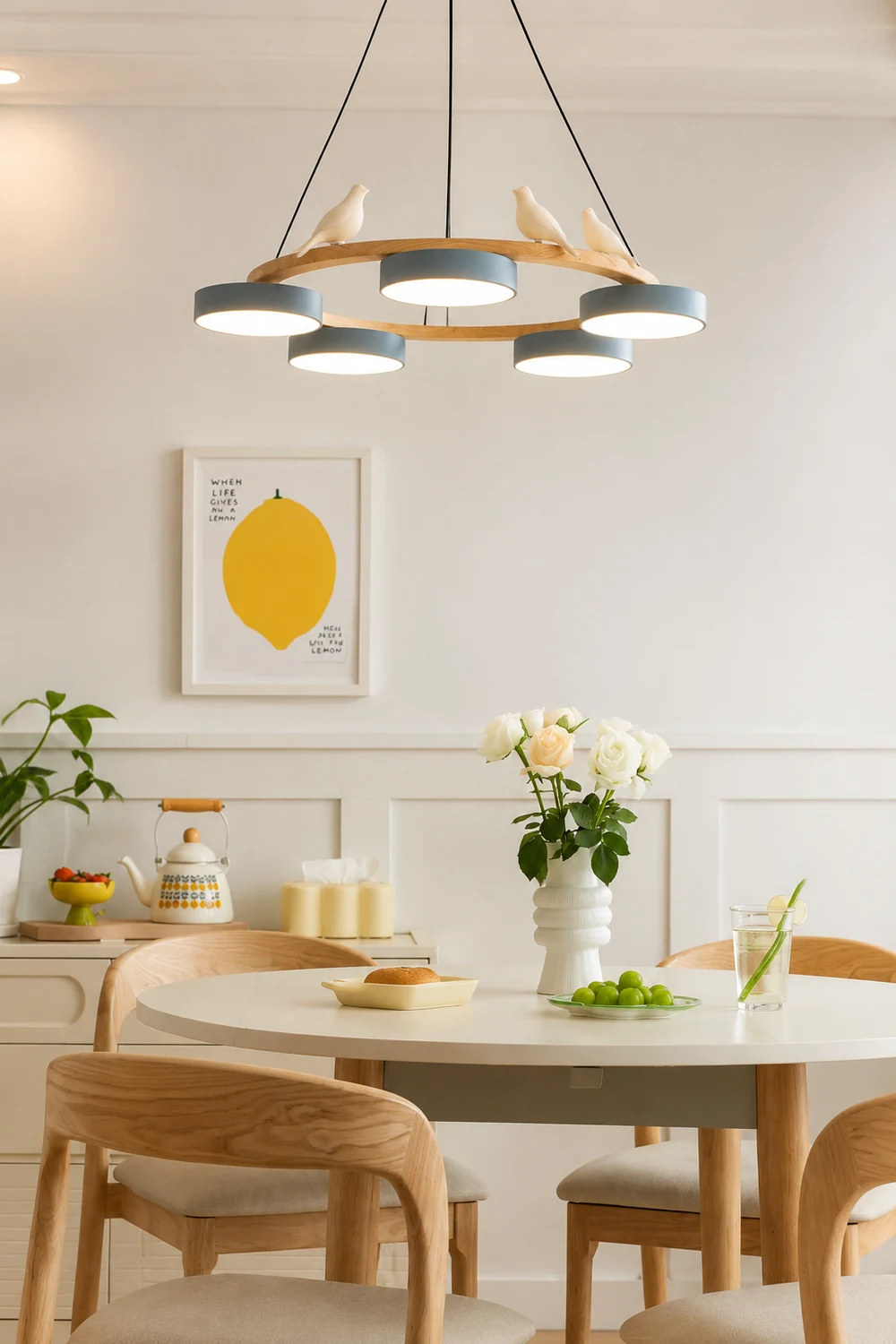 Sienna Bird Round Chandelier - Lumpaz