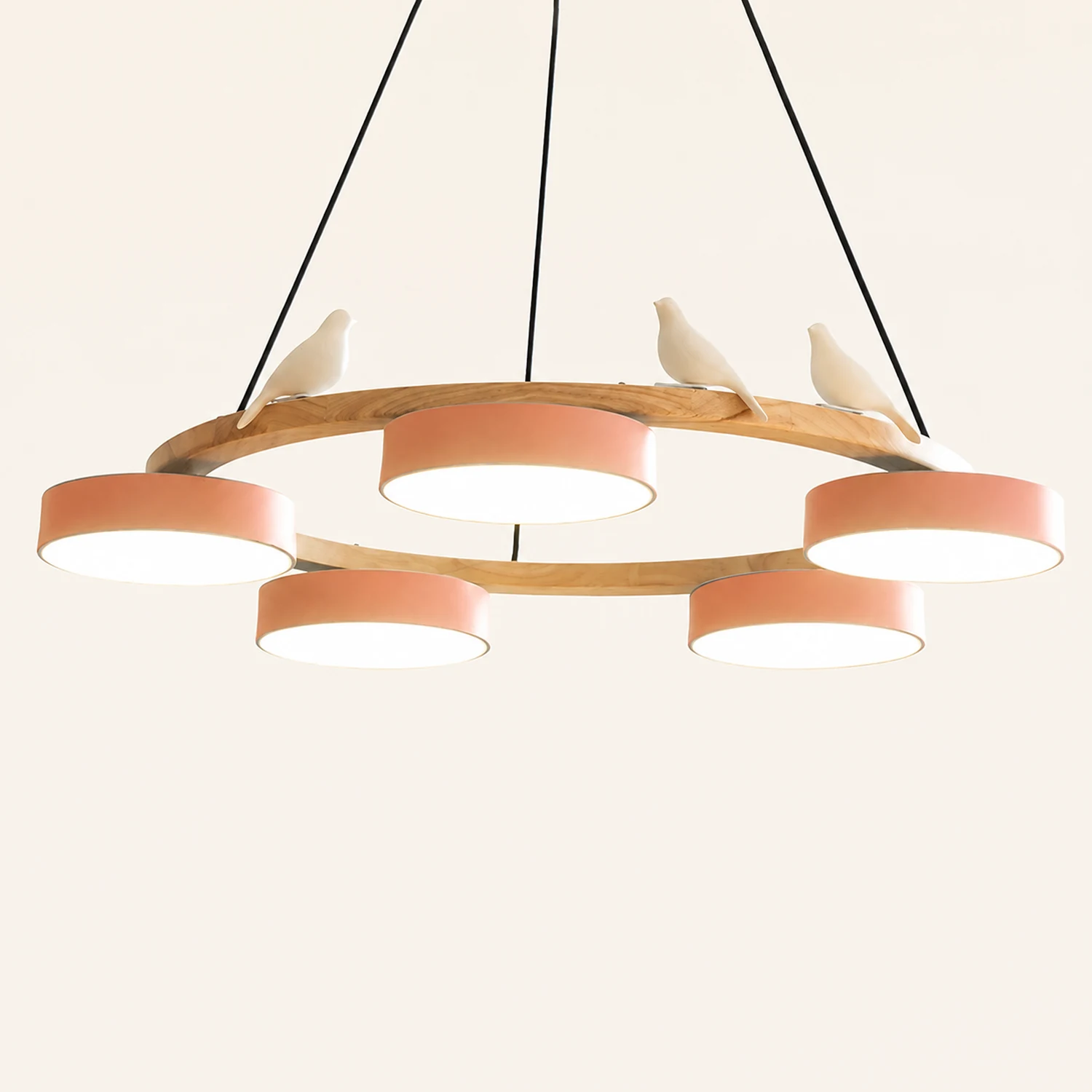 Sienna Bird Round Chandelier - Lumpaz