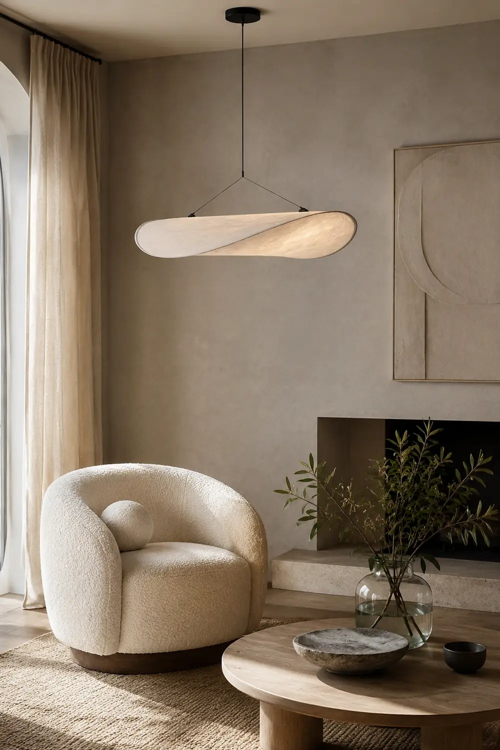 Tense Tyvek Pendant Lamp - Lumpaz