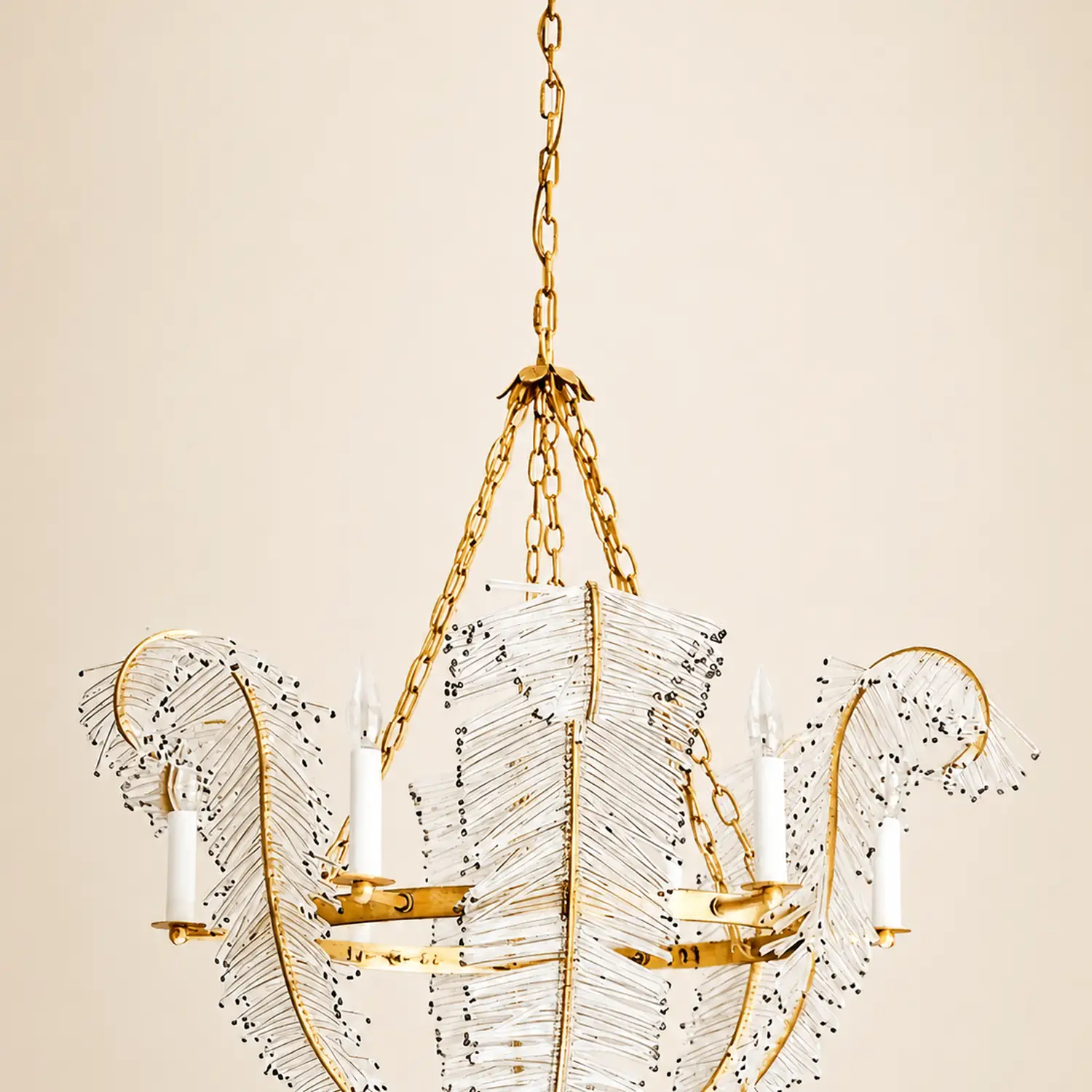 Calais Vintage Scroll Design Chandelier - Lumpaz
